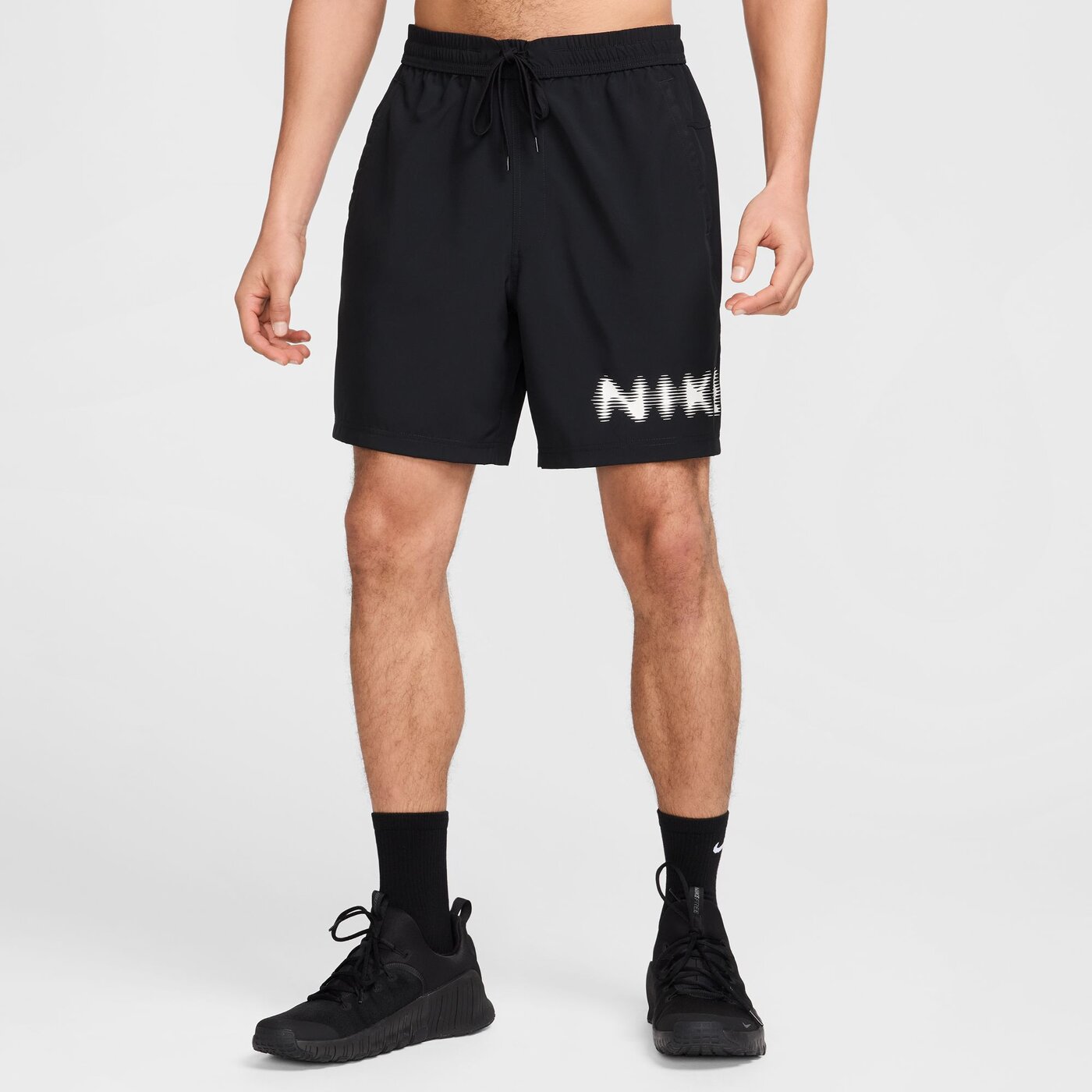 M NK DF FORM 7IN UL SHORT SWOO BLACK/WHITE BLACK/WHITE Bild 3