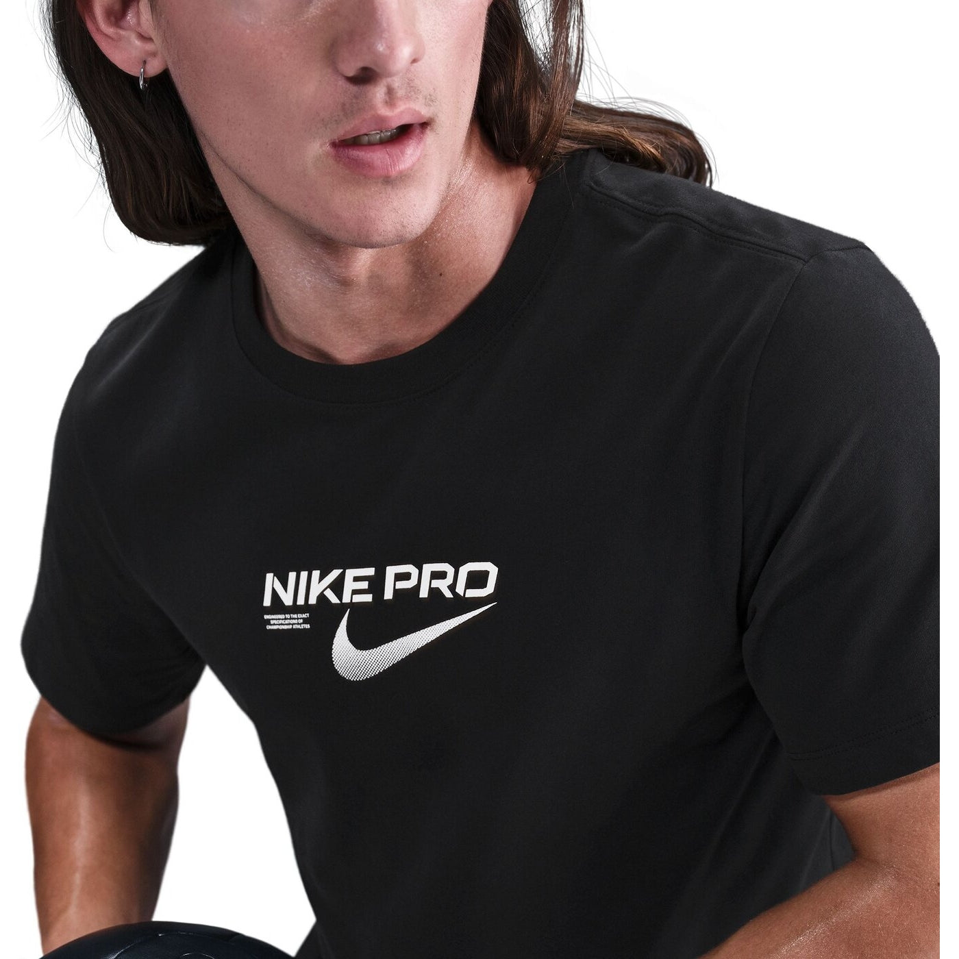 M NK DF TEE NIKE PRO TRAINING BLACK BLACK Bild 5