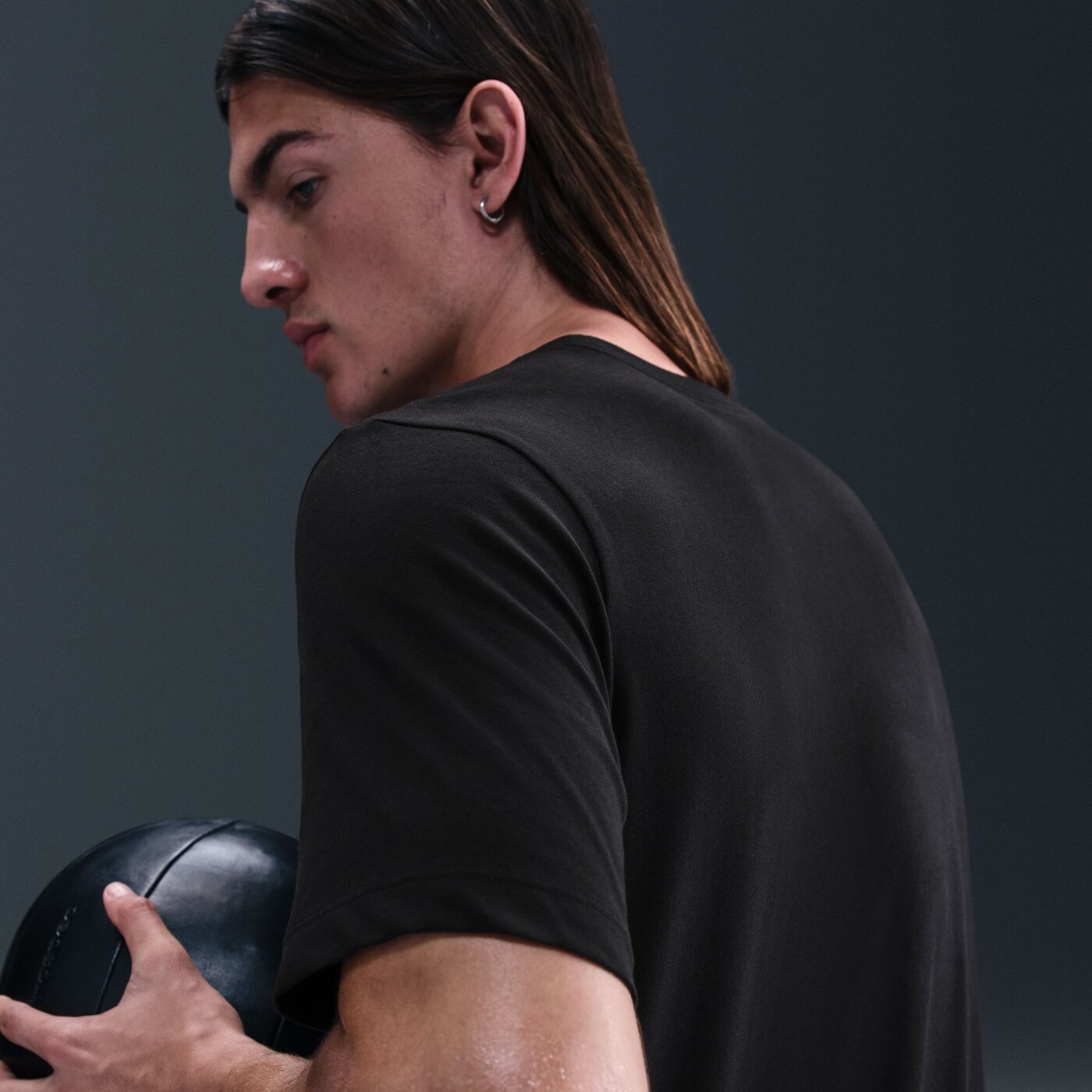 M NK DF TEE NIKE PRO TRAINING BLACK BLACK Bild 8