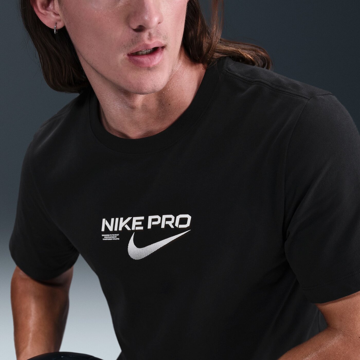 M NK DF TEE NIKE PRO TRAINING BLACK BLACK Bild 9