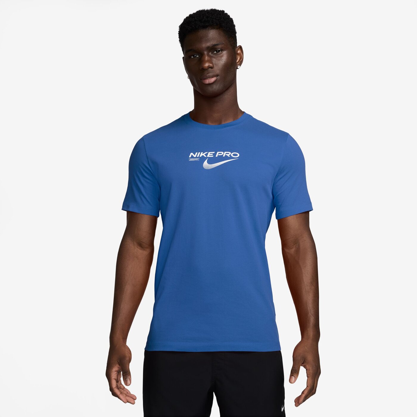 M NK DF TEE NIKE PRO TRAINING COMET BLUE COMET BLUE Bild 1