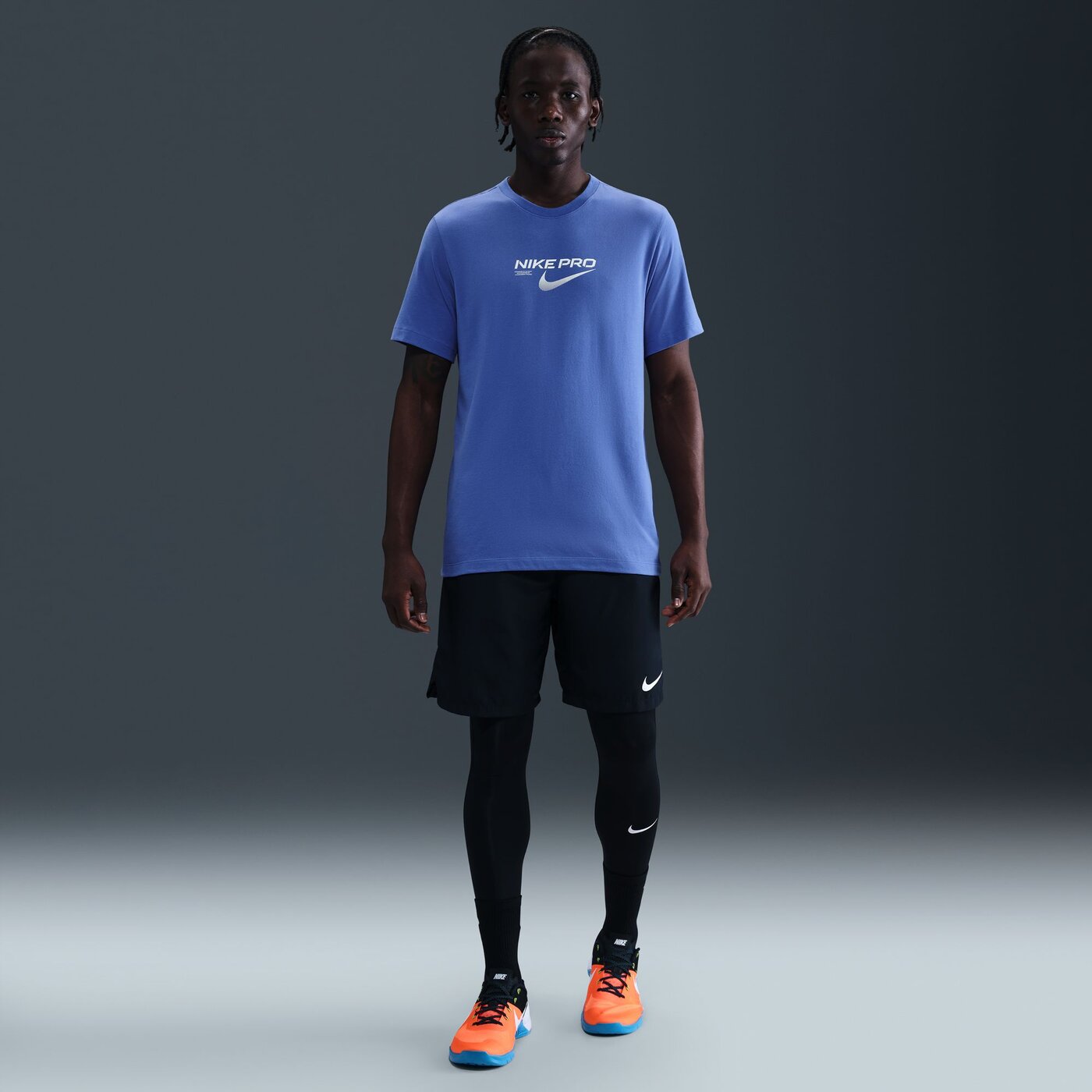 M NK DF TEE NIKE PRO TRAINING COMET BLUE COMET BLUE Bild 3