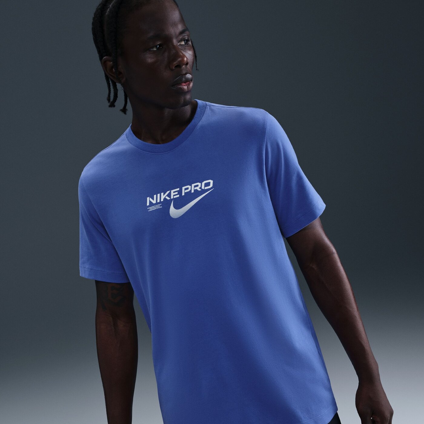 M NK DF TEE NIKE PRO TRAINING COMET BLUE COMET BLUE Bild 5