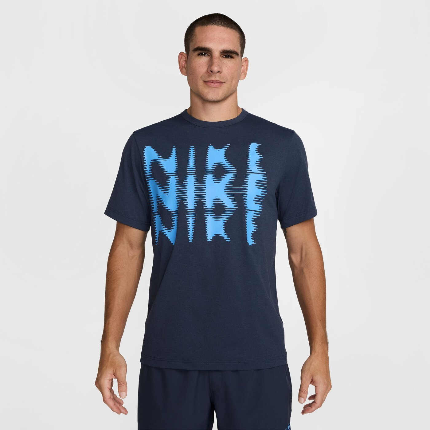 M NK DF UV HYVERSE SS SWOOSH THUNDER BLUE/BLACK THUNDER BLUE/BLACK Bild 1