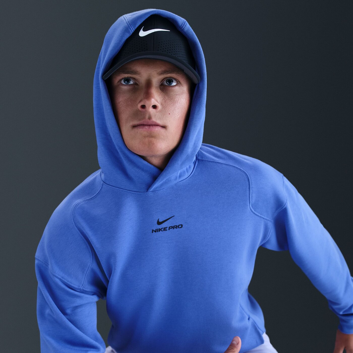 M NP DF NPT MIDLAYER HOODIE COMET BLUE/BLACK COMET BLUE/BLACK Bild 5