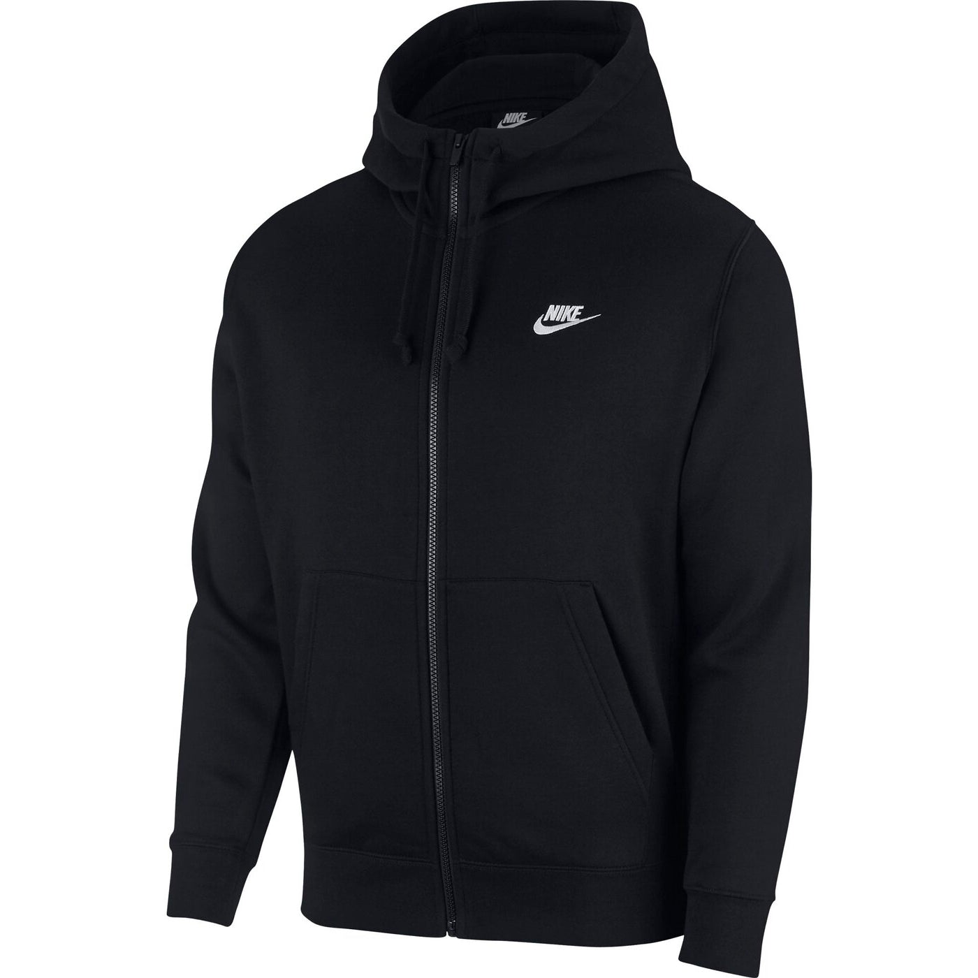 M NSW CLUB HOODIE FZ BB BLACK/BLACK/WHITE BLACK/BLACK/WHITE Bild 1