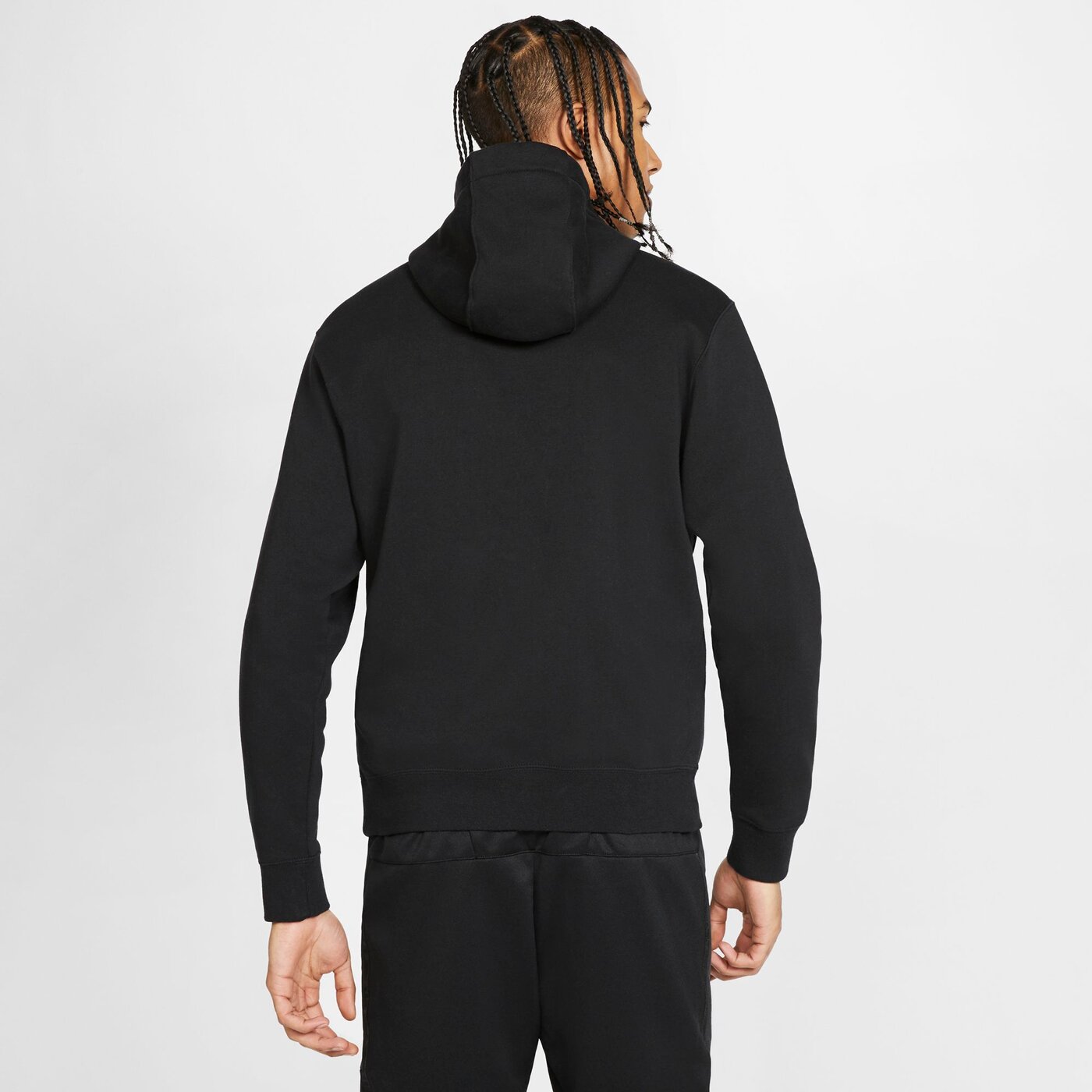 M NSW CLUB HOODIE FZ BB BLACK/BLACK/WHITE BLACK/BLACK/WHITE Bild 4