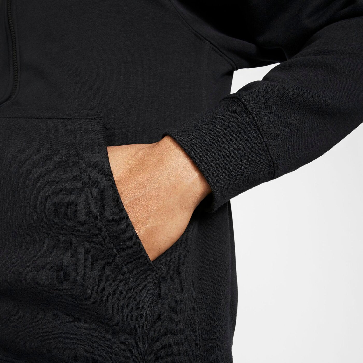 M NSW CLUB HOODIE FZ BB BLACK/BLACK/WHITE BLACK/BLACK/WHITE Bild 5