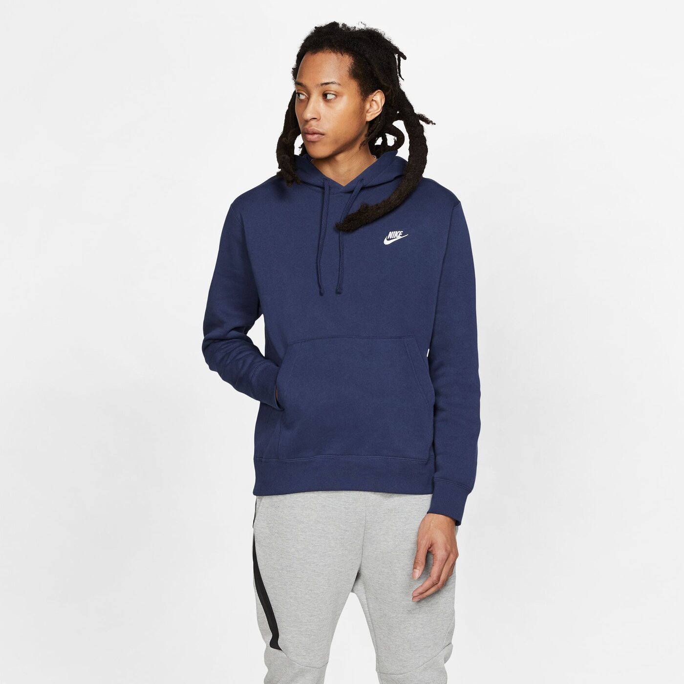 M NSW CLUB HOODIE PO BB MIDNIGHT NAVY/MIDNIGHT NAVY/WH MIDNIGHT NAVY/MIDNIGHT NAVY/WH Bild 8