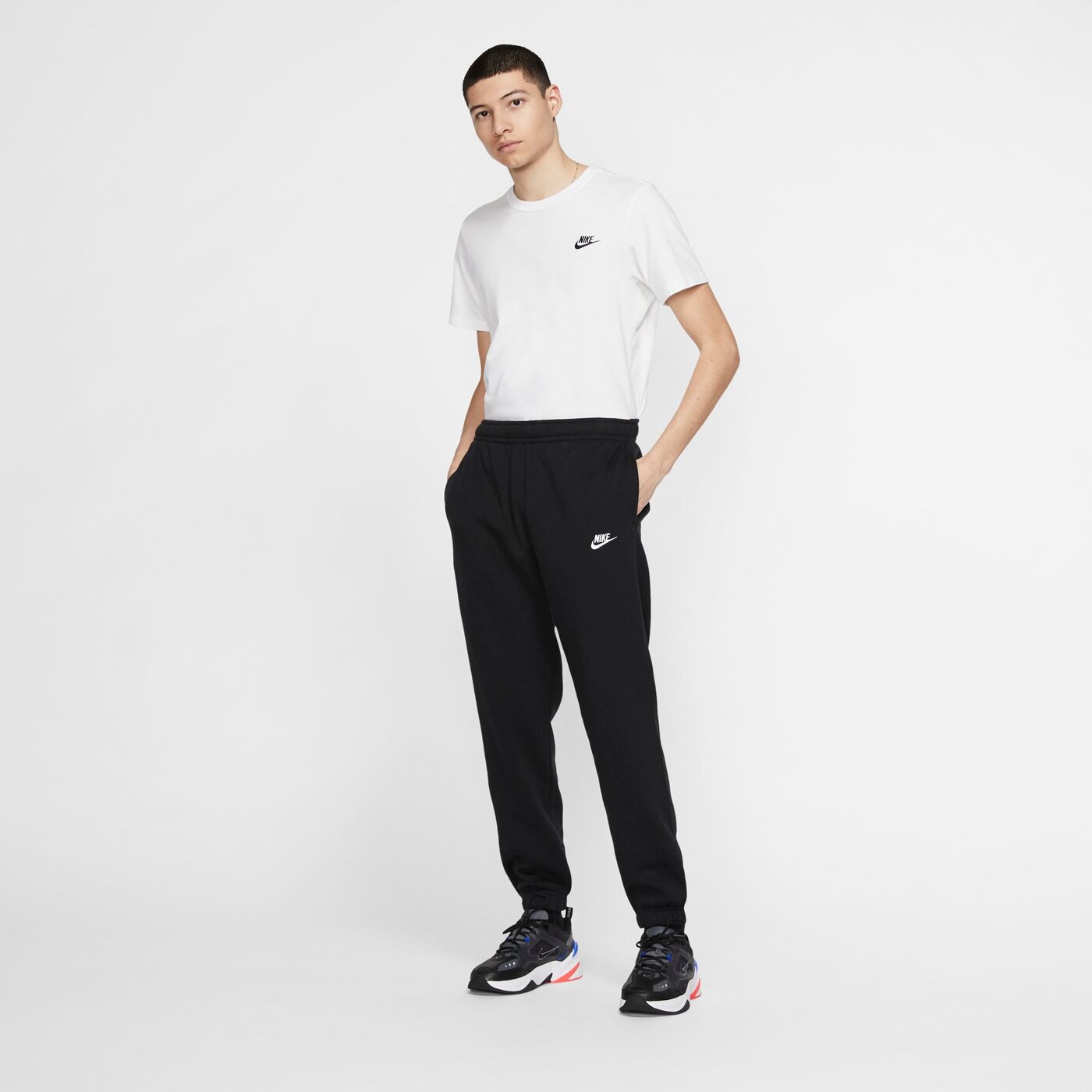 M NSW CLUB PANT CF BB BLACK/BLACK/WHITE BLACK/BLACK/WHITE Bild 6
