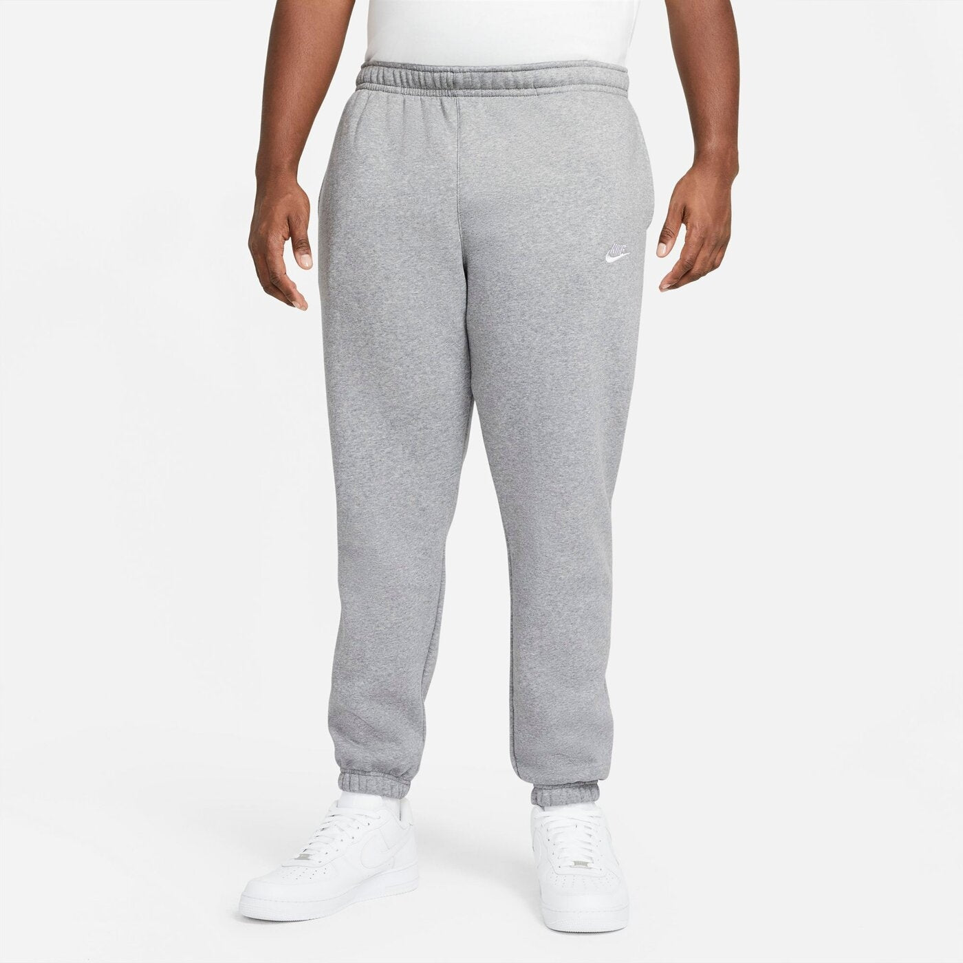M NSW CLUB PANT CF BB DK GREY HEATHER/MATTE SILVER/W DK GREY HEATHER/MATTE SILVER/W Bild 6