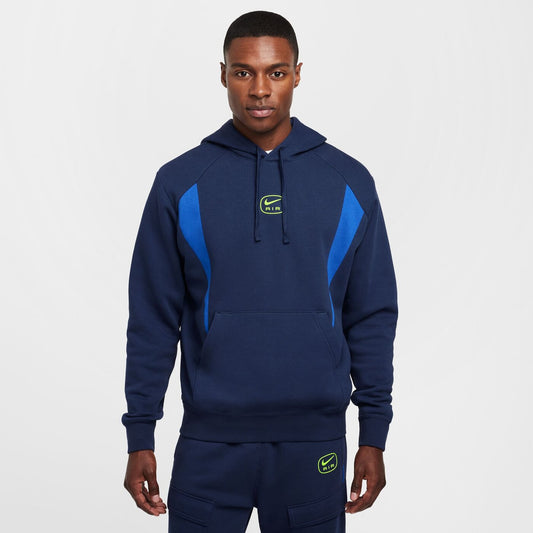 M NSW SW AIR PO HOODY FLC BB MIDNIGHT NAVY/GAME ROYAL/VOLT MIDNIGHT NAVY/GAME ROYAL/VOLT Bild 1