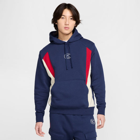 M NSW SW AIR PO HOODY FLC BB MIDNIGHT NAVY/LT KHAKI/GYM RED MIDNIGHT NAVY/LT KHAKI/GYM RED Bild 1