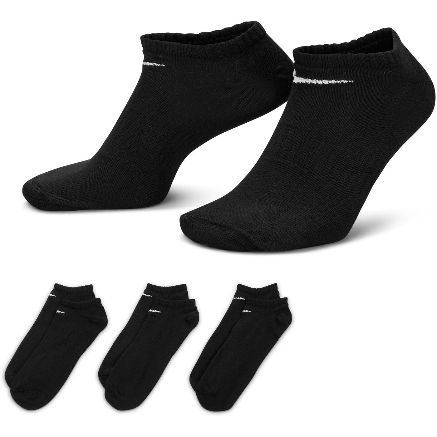 U NK EVERYDAY LTWT NS 3PR BLACK/WHITE Bild 1