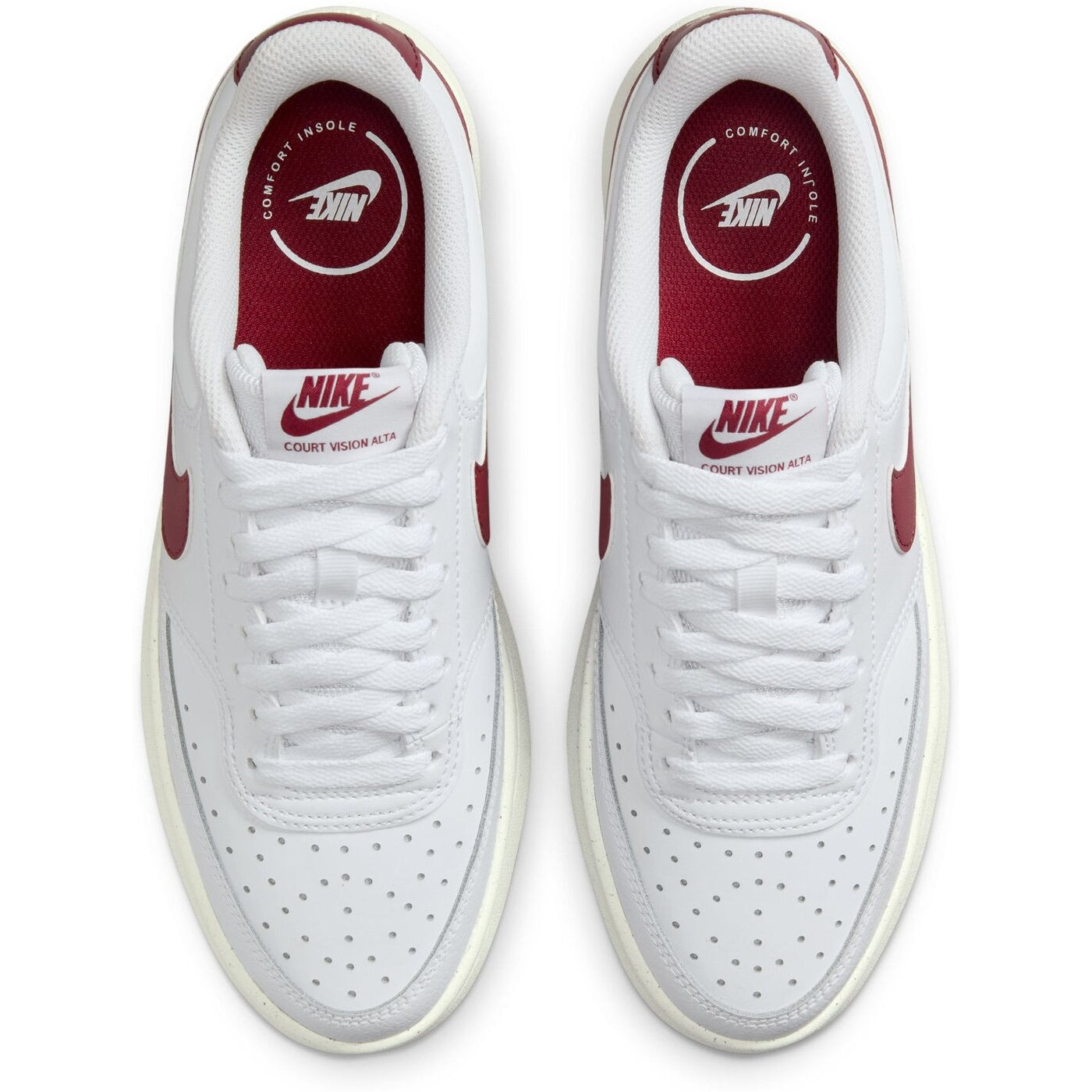 W NIKE COURT VISION ALTA WHITE/TEAM RED-SAIL WHITE/TEAM RED-SAIL Bild 4