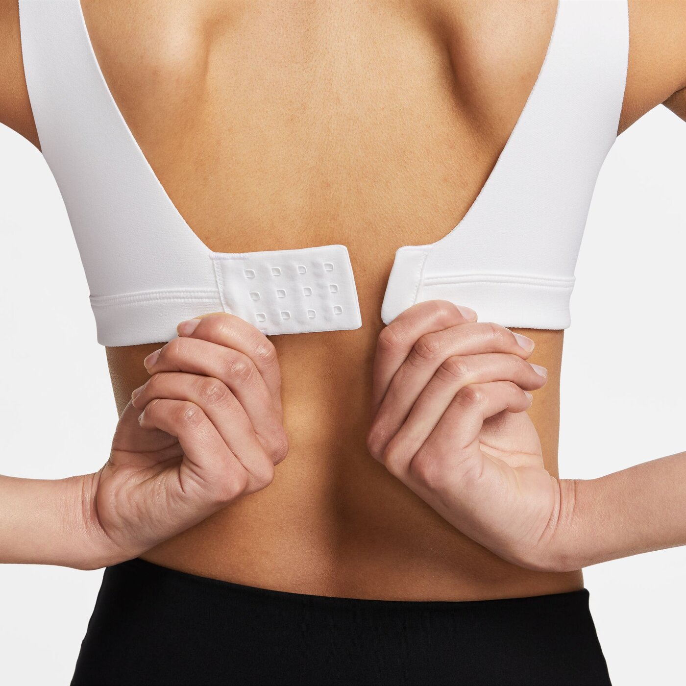 W NK DF ALPHA HS BRA WHITE/WHITE/STONE MAUVE/BL Bild 7