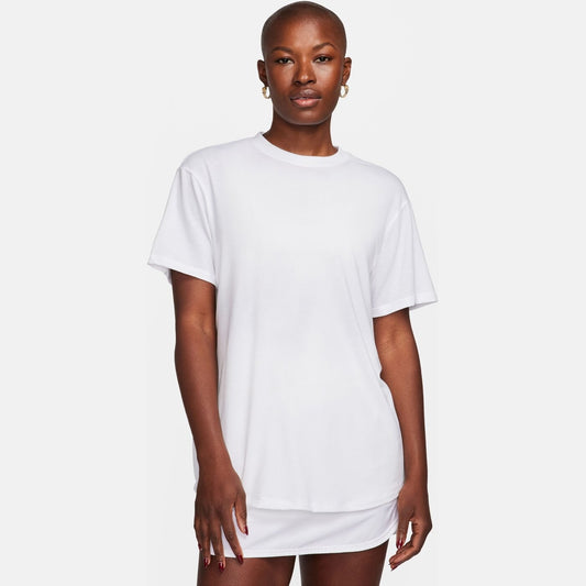 W NK ONE RELAXED DF SS TOP WHITE/BLACK WHITE Bild 1