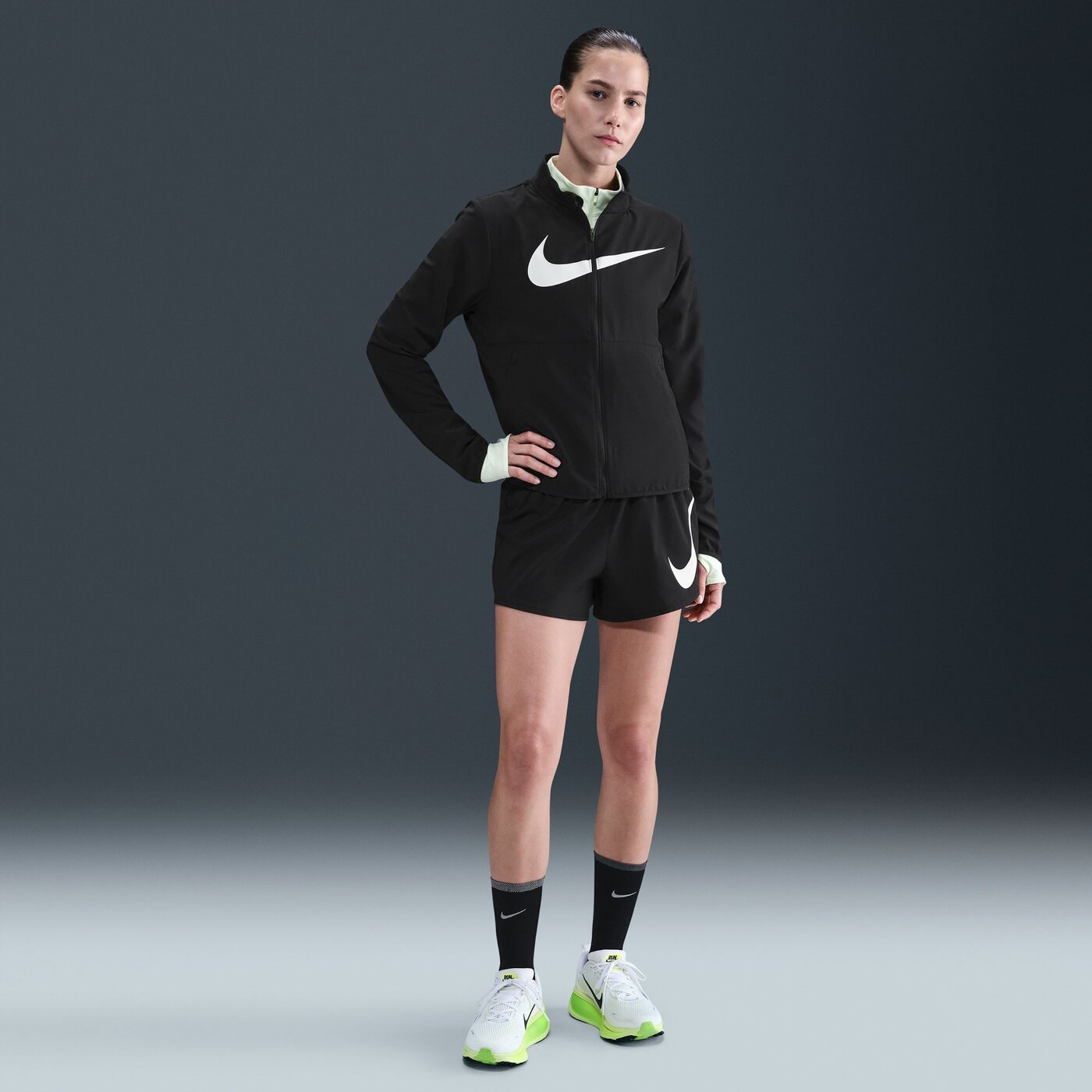 W NK ONE SWSH HBR DF MR 3IN BR BLACK/WHITE BLACK/WHITE Bild 4