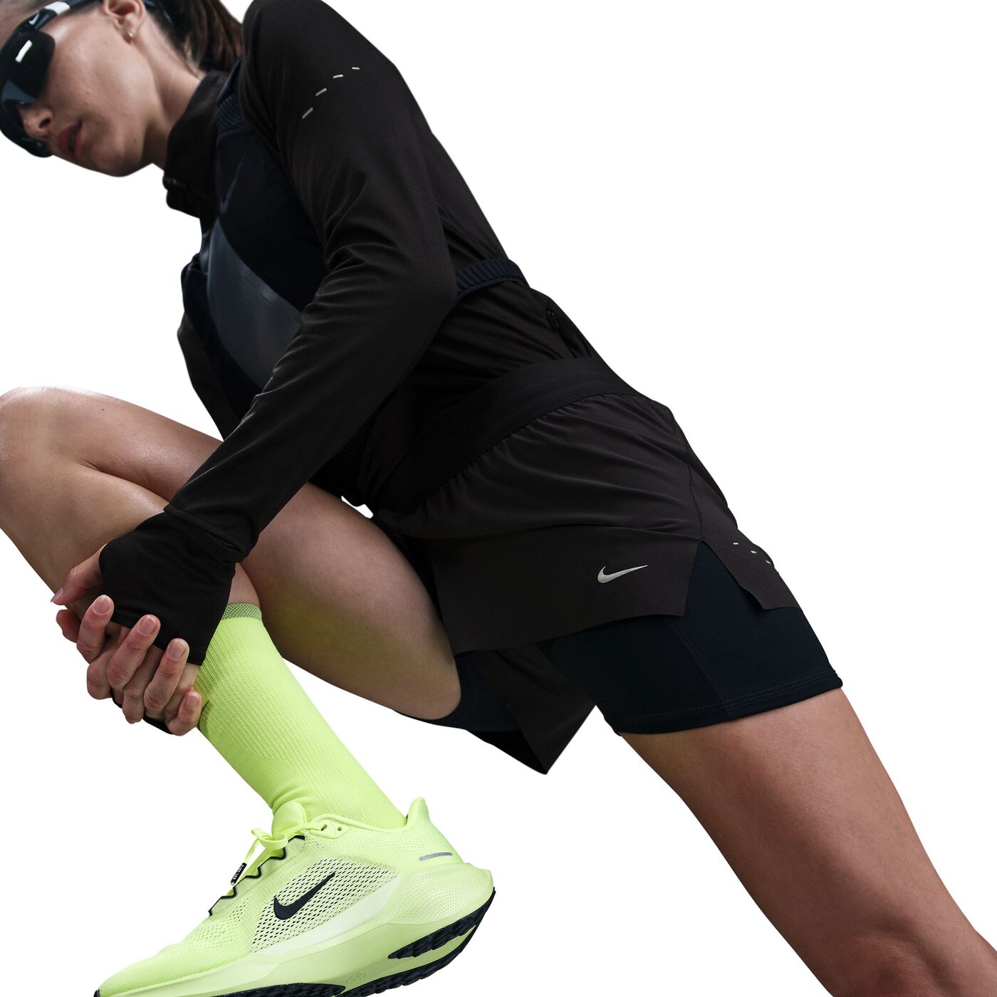 W NK SWIFT DF MR 2N1 SHRT BLACK/REFLECTIVE SILV BLACK/REFLECTIVE SILV Bild 3