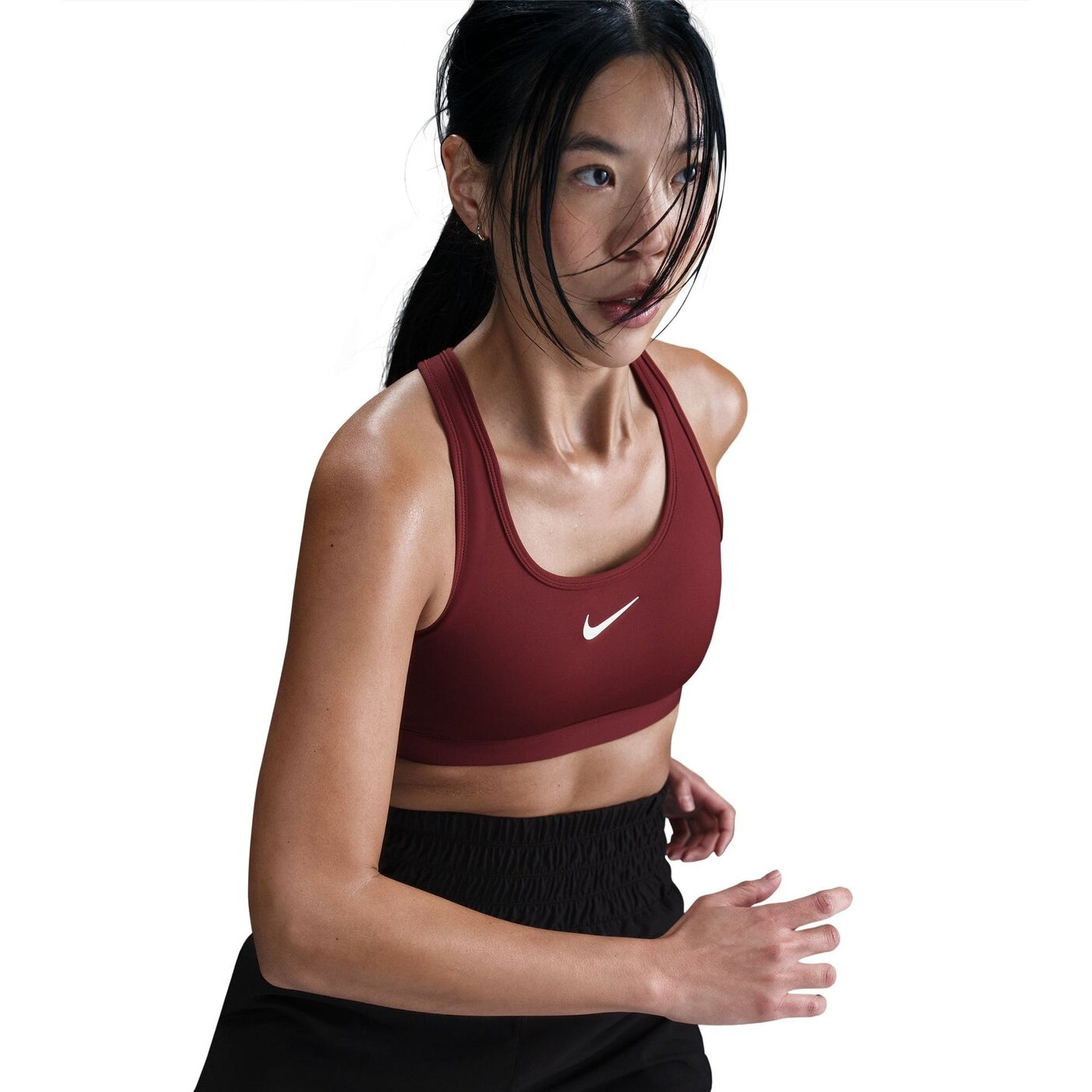 W NK SWSH MED SPT BRA DARK TEAM RED/WHITE DARK TEAM RED/WHITE Bild 5