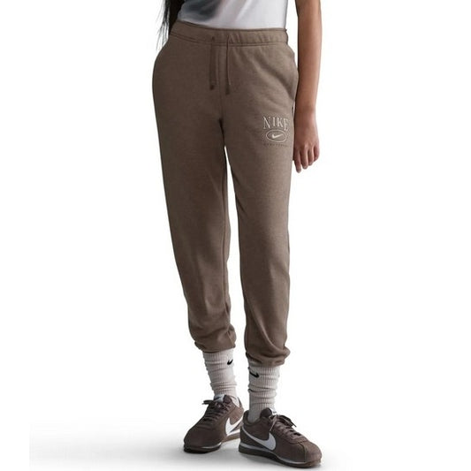 W NSW CLUB FLC MR GFX STD PANT MINK BROWN/HTR MINK BROWN/HTR Bild 1