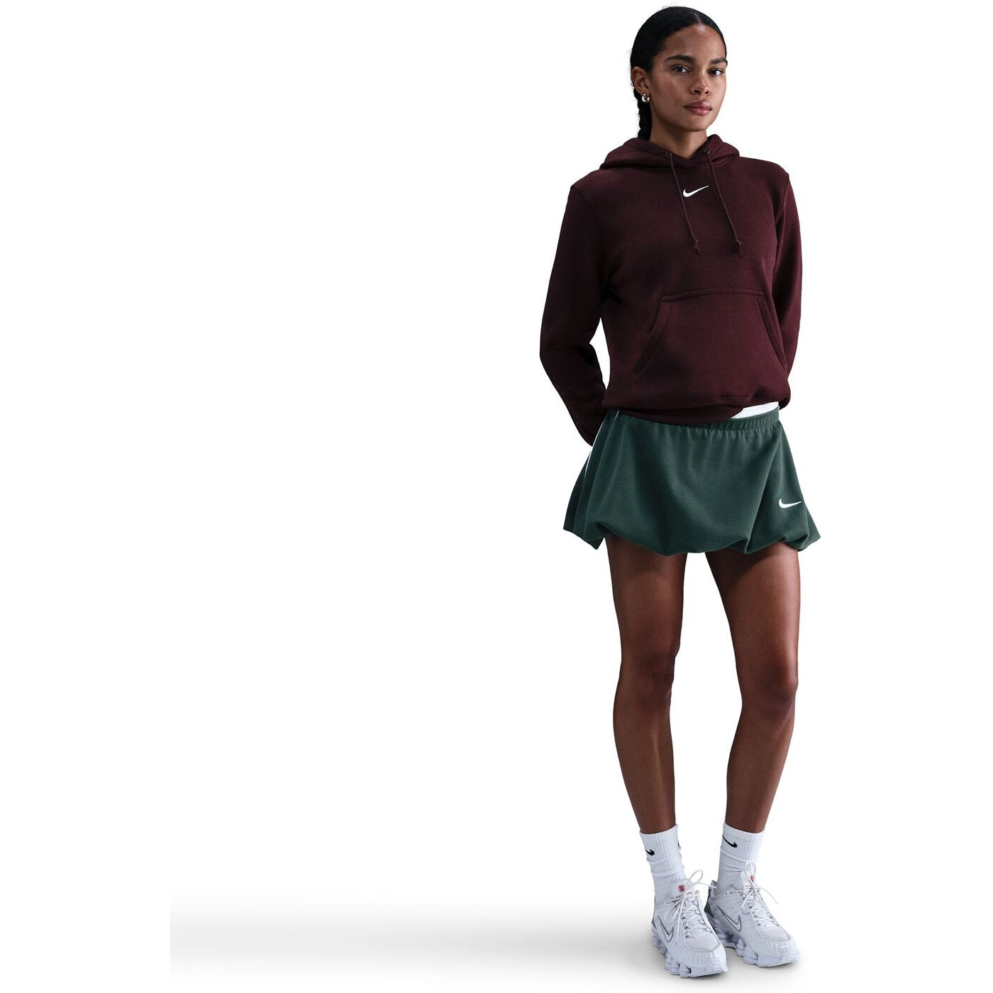 W NSW PHNX FLC STD PO HOODIE BURGUNDY CRUSH/SAIL BURGUNDY CRUSH/SAIL Bild 1