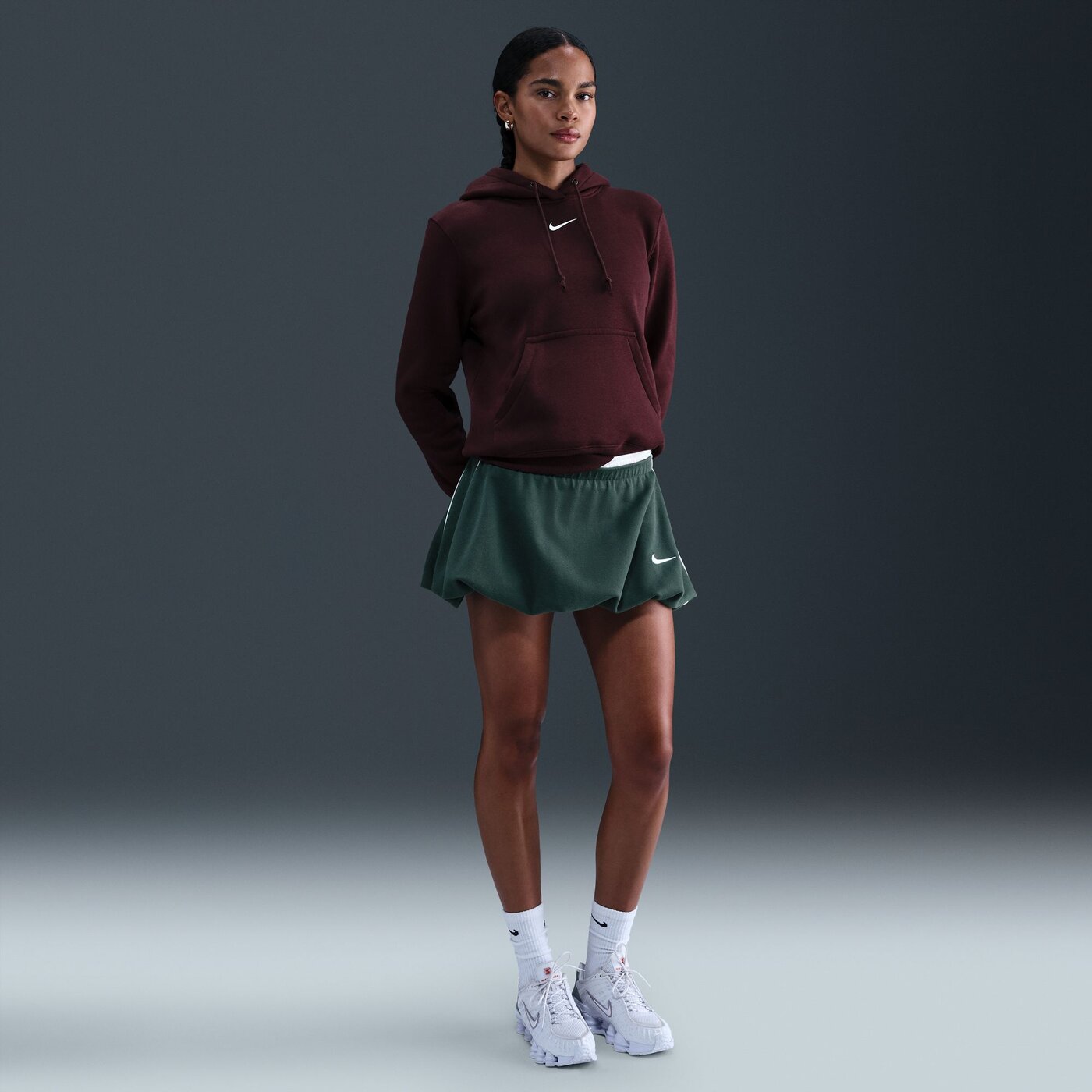 W NSW PHNX FLC STD PO HOODIE BURGUNDY CRUSH/SAIL BURGUNDY CRUSH/SAIL Bild 6