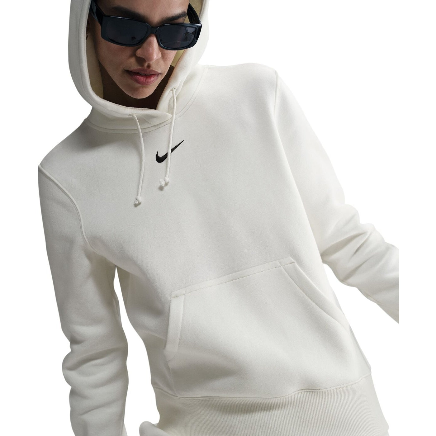 W NSW PHNX FLC STD PO HOODIE SAIL/BLACK SAIL/BLACK Bild 3