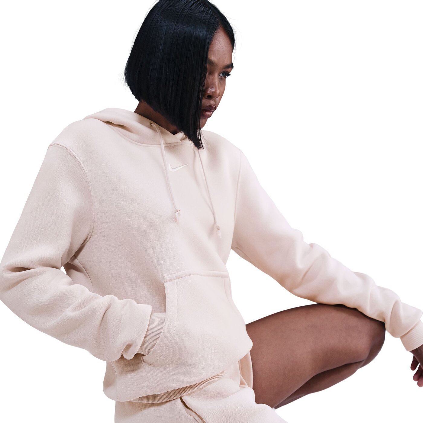 W NSW PHNX FLC STD PO HOODIE SILT RED/SAIL SILT RED/SAIL Bild 5