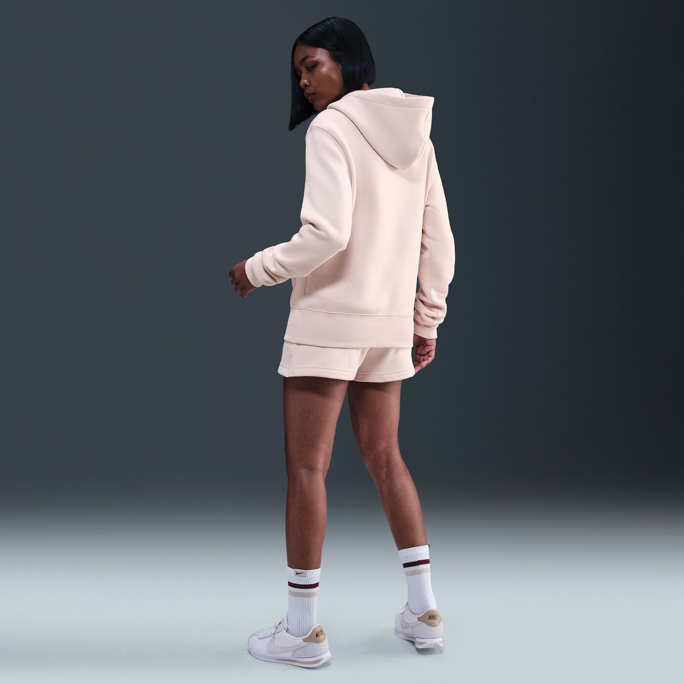 W NSW PHNX FLC STD PO HOODIE SILT RED/SAIL SILT RED/SAIL Bild 7