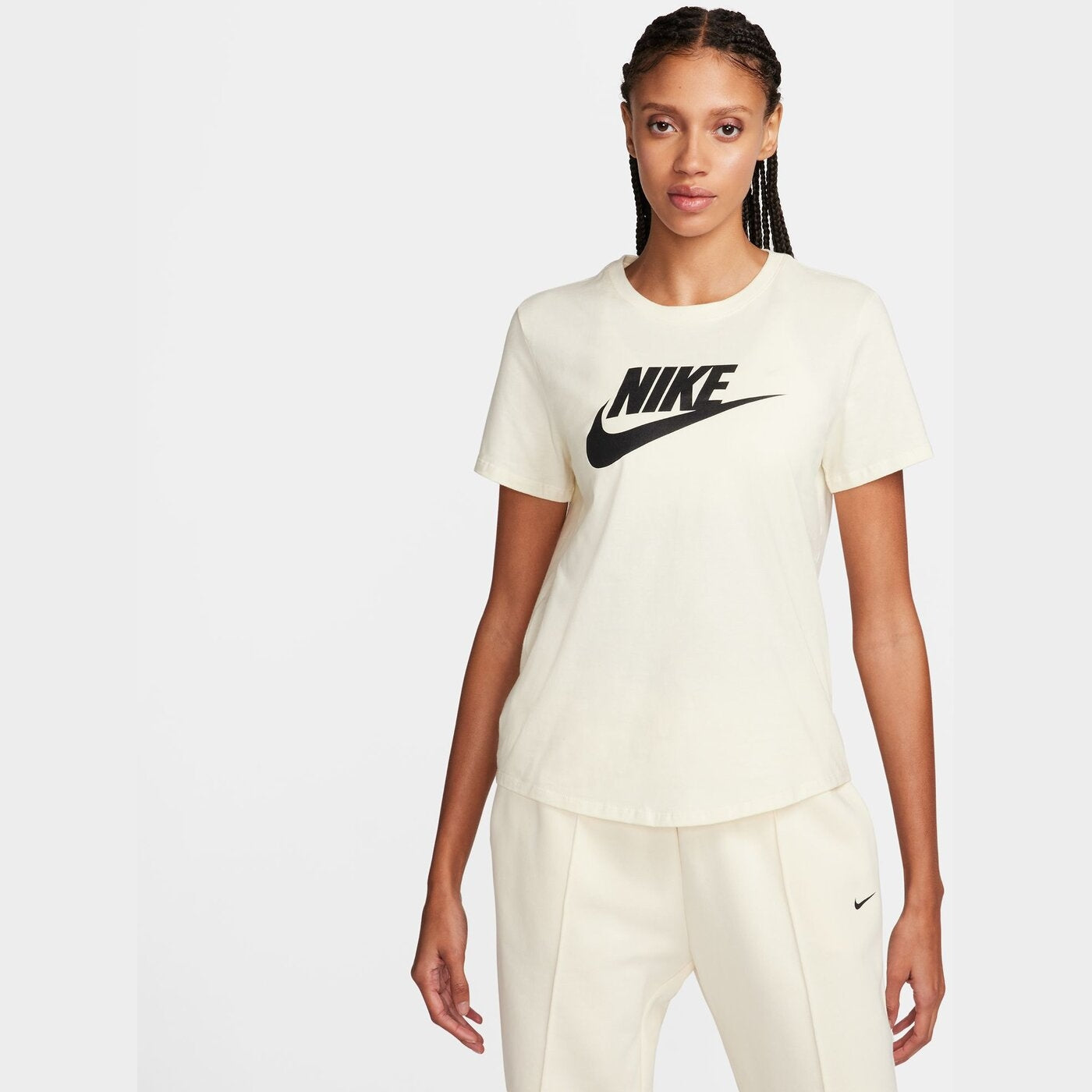 W NSW TEE ESSNTL ICN FTRA COCONUT MILK/BLACK Bild 1