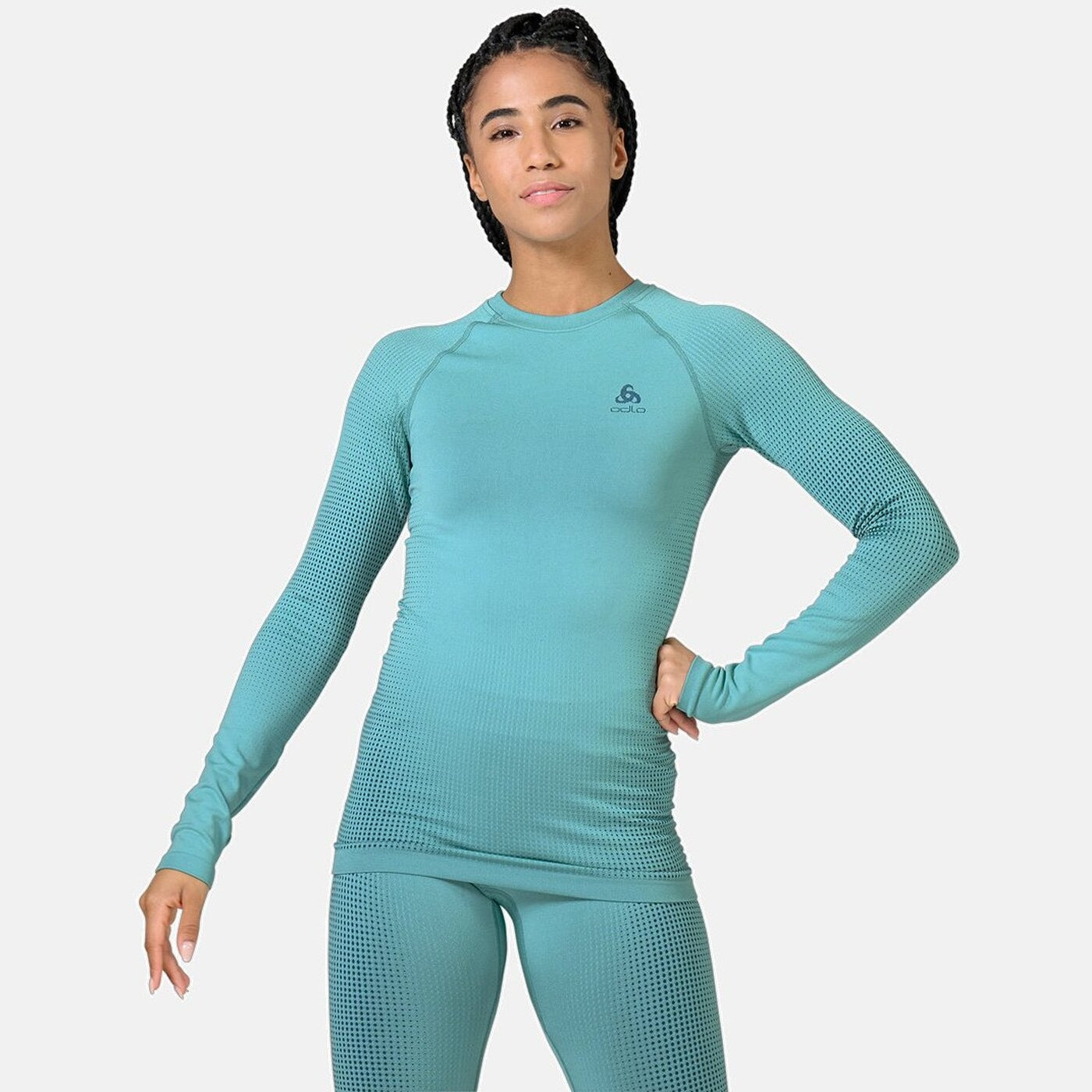 BL TOP crew neck l/s PERFORMAN BLUE WING TEAL - POLYNYA BLUE WING TEAL - POLYNYA Bild 3
