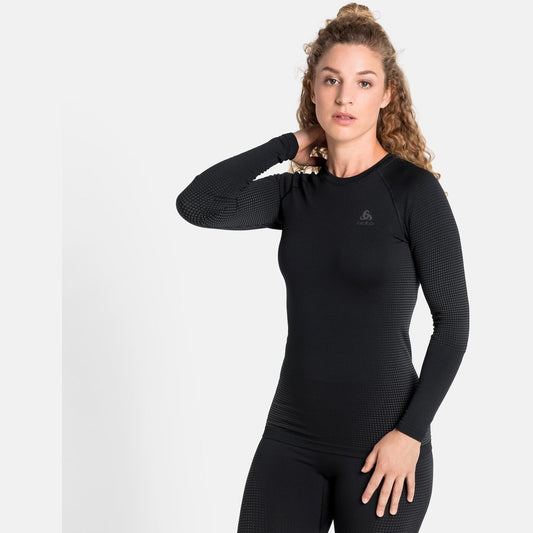 BL TOP crew neck l/s PERFORMAN BLACK - NEW ODLO GRAPHIT BLACK - ODLO GRAPHITE GREY Bild 1