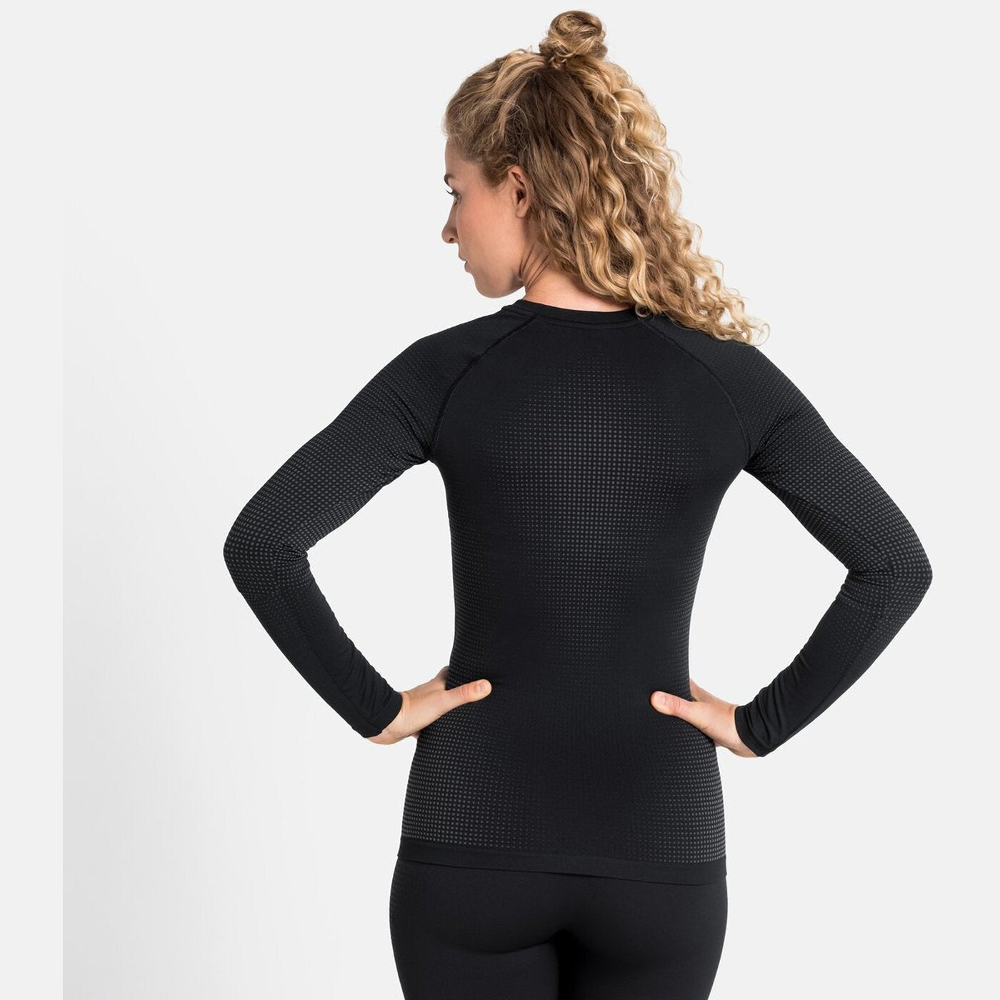 BL TOP crew neck l/s PERFORMAN BLACK - NEW ODLO GRAPHIT BLACK - ODLO GRAPHITE GREY Bild 2