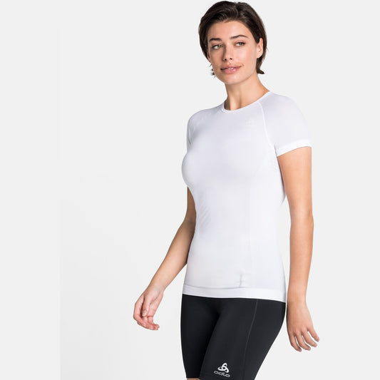 BL TOP Crew neck s/s PERFORMAN WHITE WHITE Bild 1