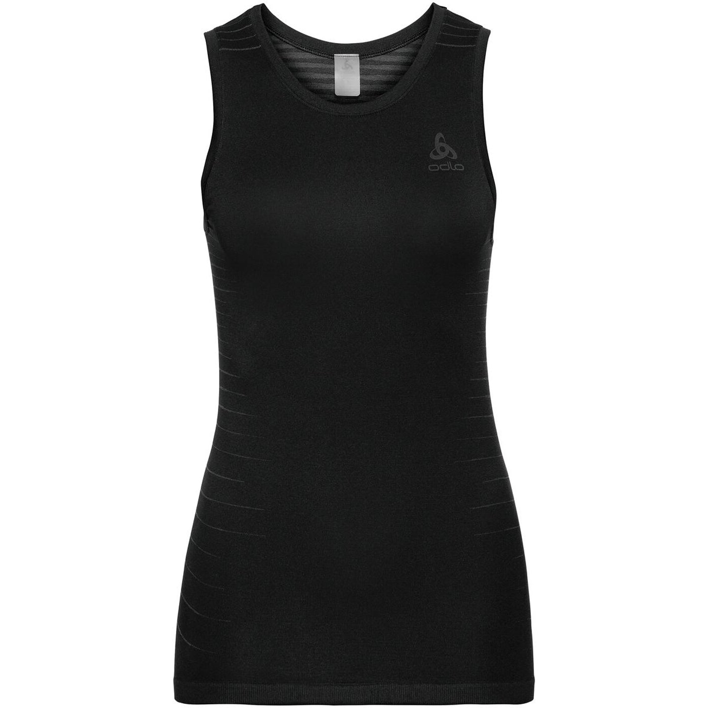 BL TOP crew neck singlet PERFO BLACK BLACK Bild 1
