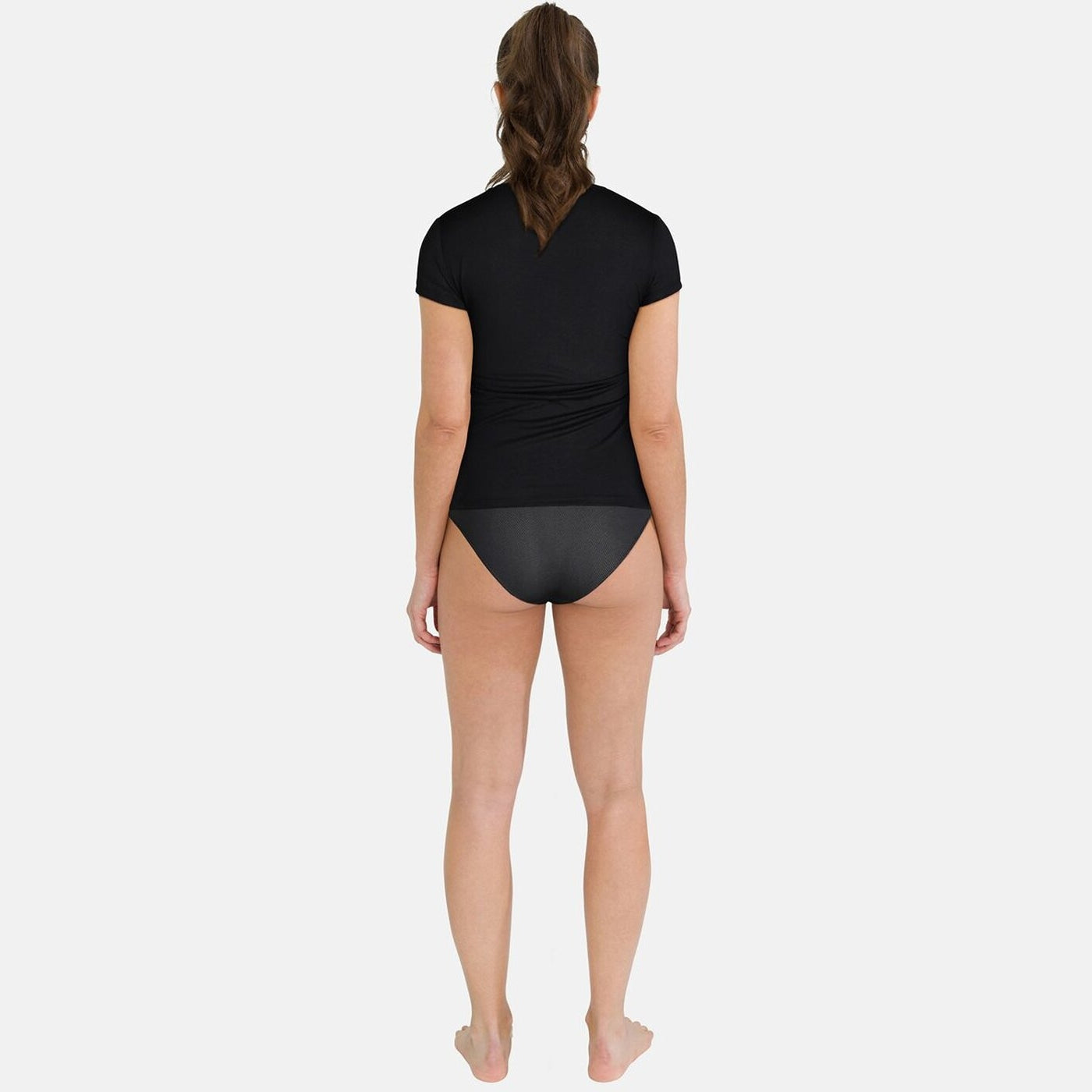 SUW TOP CREW NECK S/S ACTIVE F BLACK BLACK Bild 3