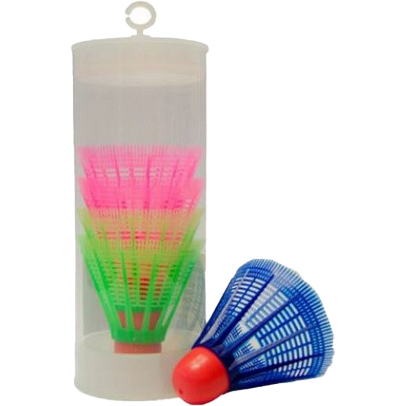 Badminton-Ball SP100 (Shuttlecock) ROT/BUNT ROT/BUNT Bild 1