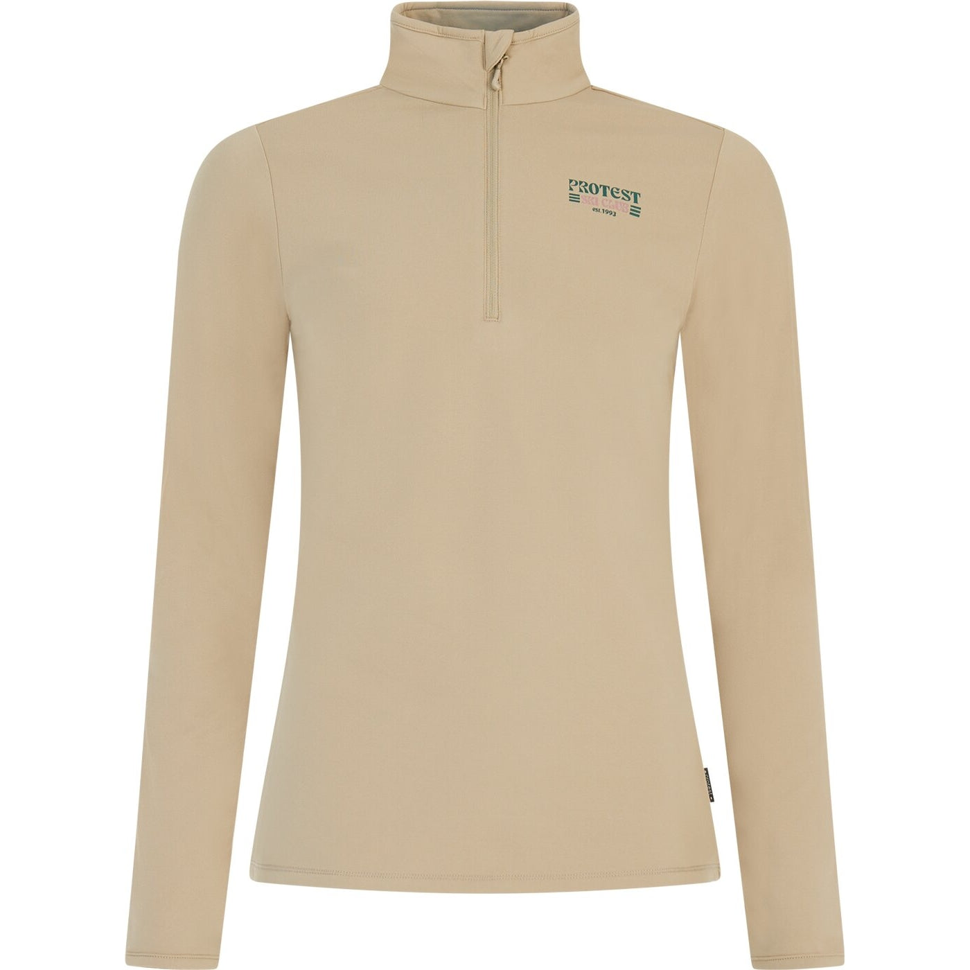 PRTGentle 1/4 zip active top BAMBOOBEIGE BAMBOOBEIGE Bild 1