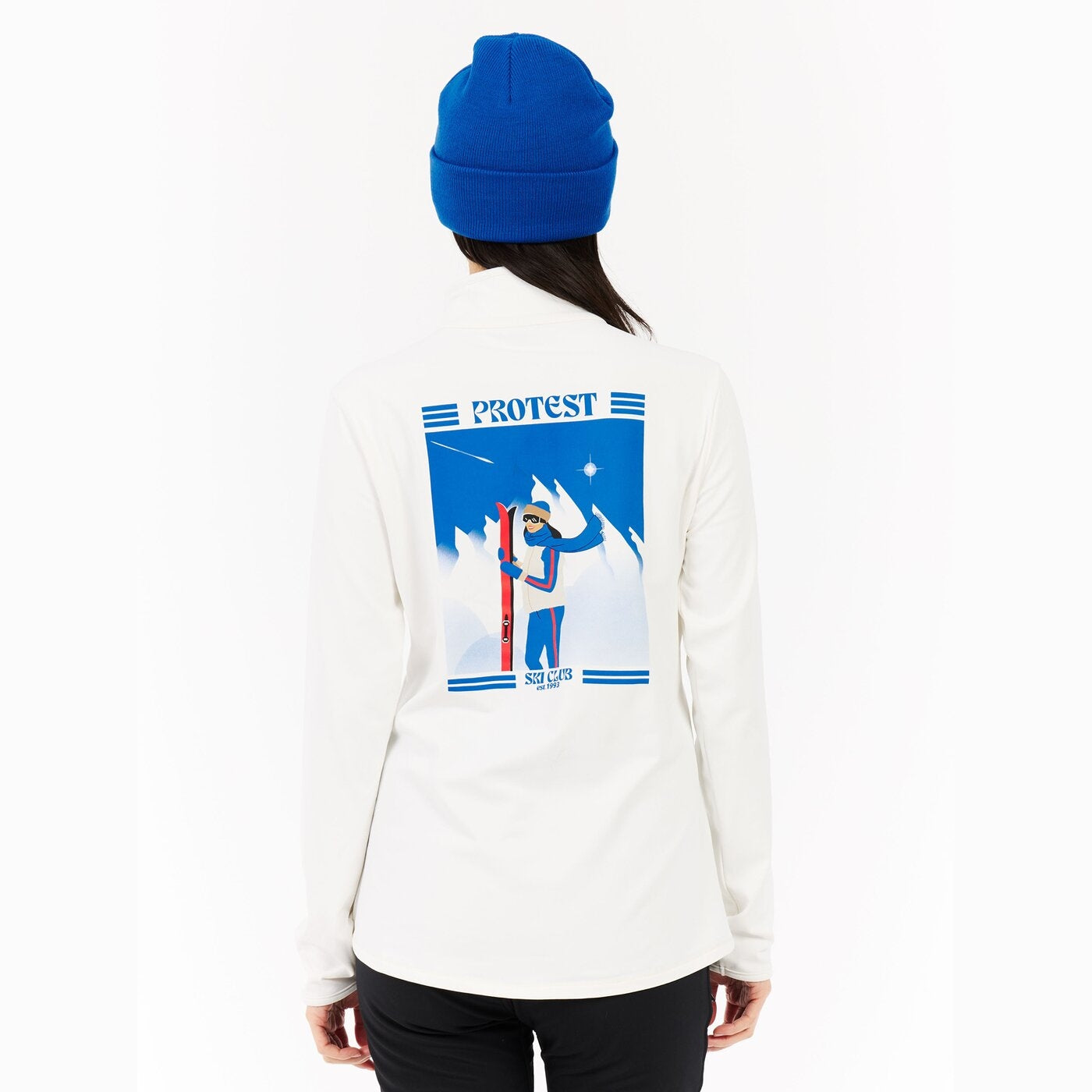 PRTGentle 1/4 zip active top SEASHELLOFFWHITE SEASHELLOFFWHITE Bild 4