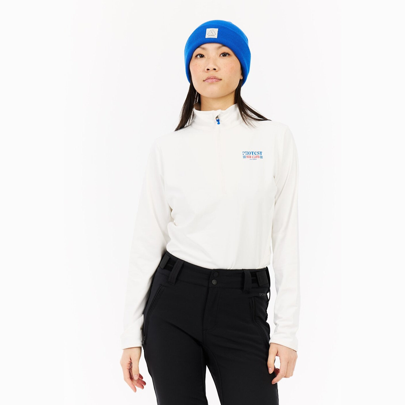 PRTGentle 1/4 zip active top SEASHELLOFFWHITE SEASHELLOFFWHITE Bild 7