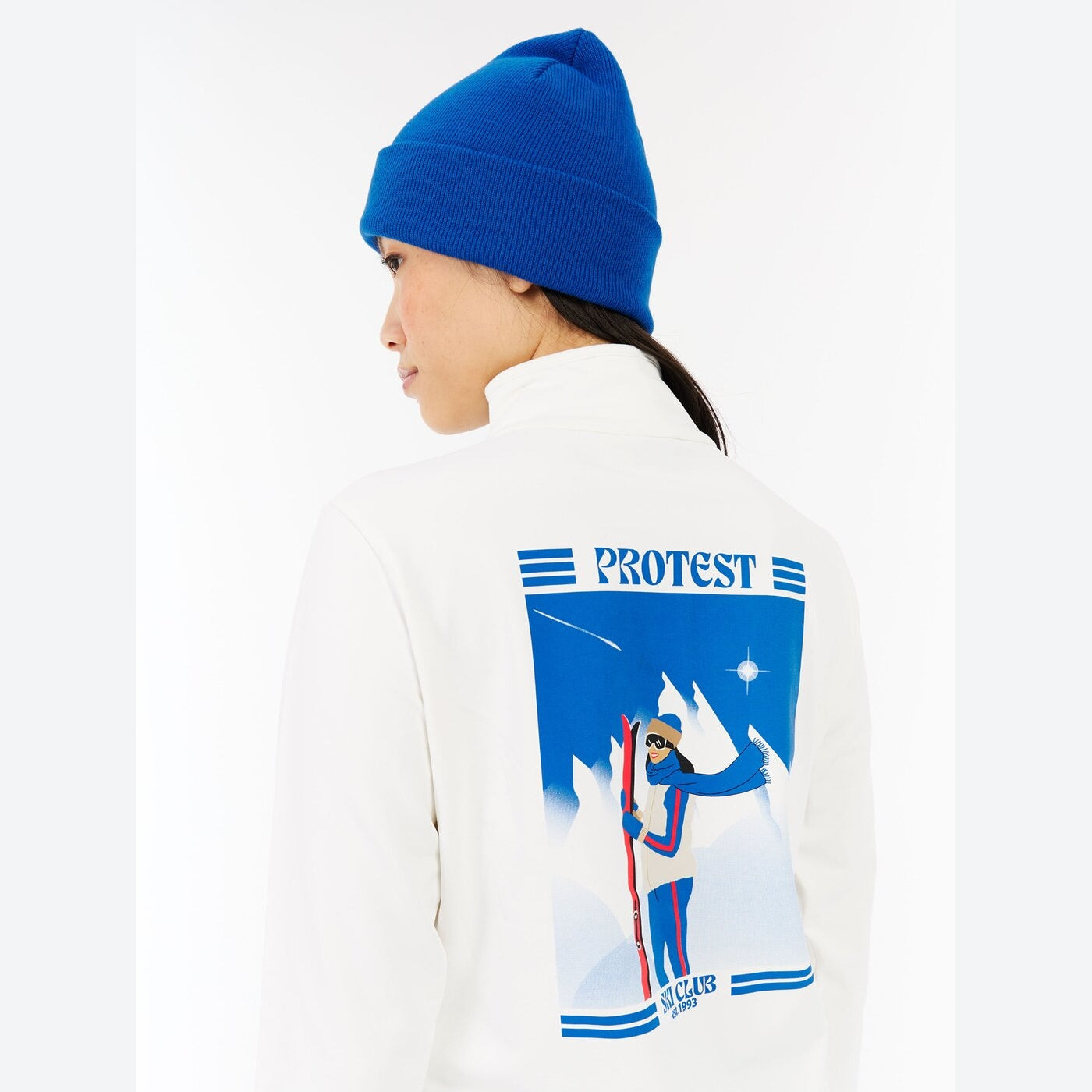 PRTGentle 1/4 zip active top SEASHELLOFFWHITE SEASHELLOFFWHITE Bild 9