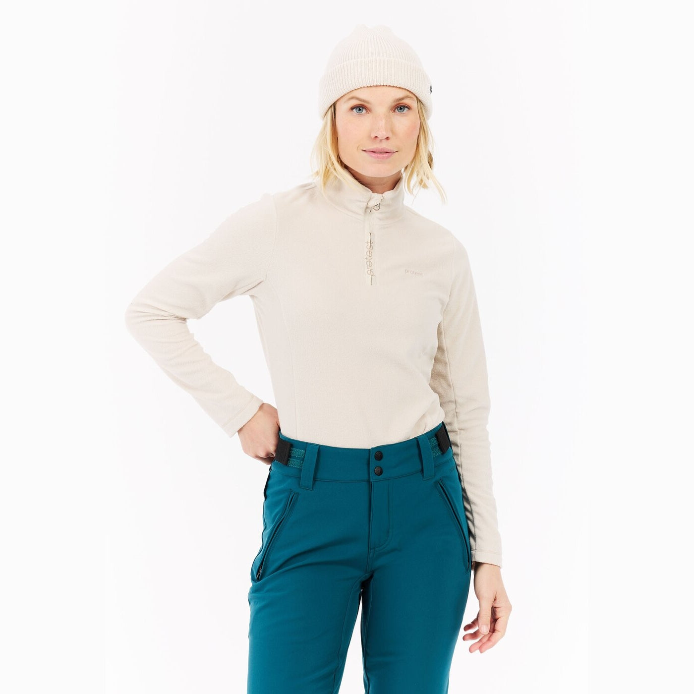 PRTRemutez 1/4 zip active top KITOFFWHITE KITOFFWHITE Bild 7