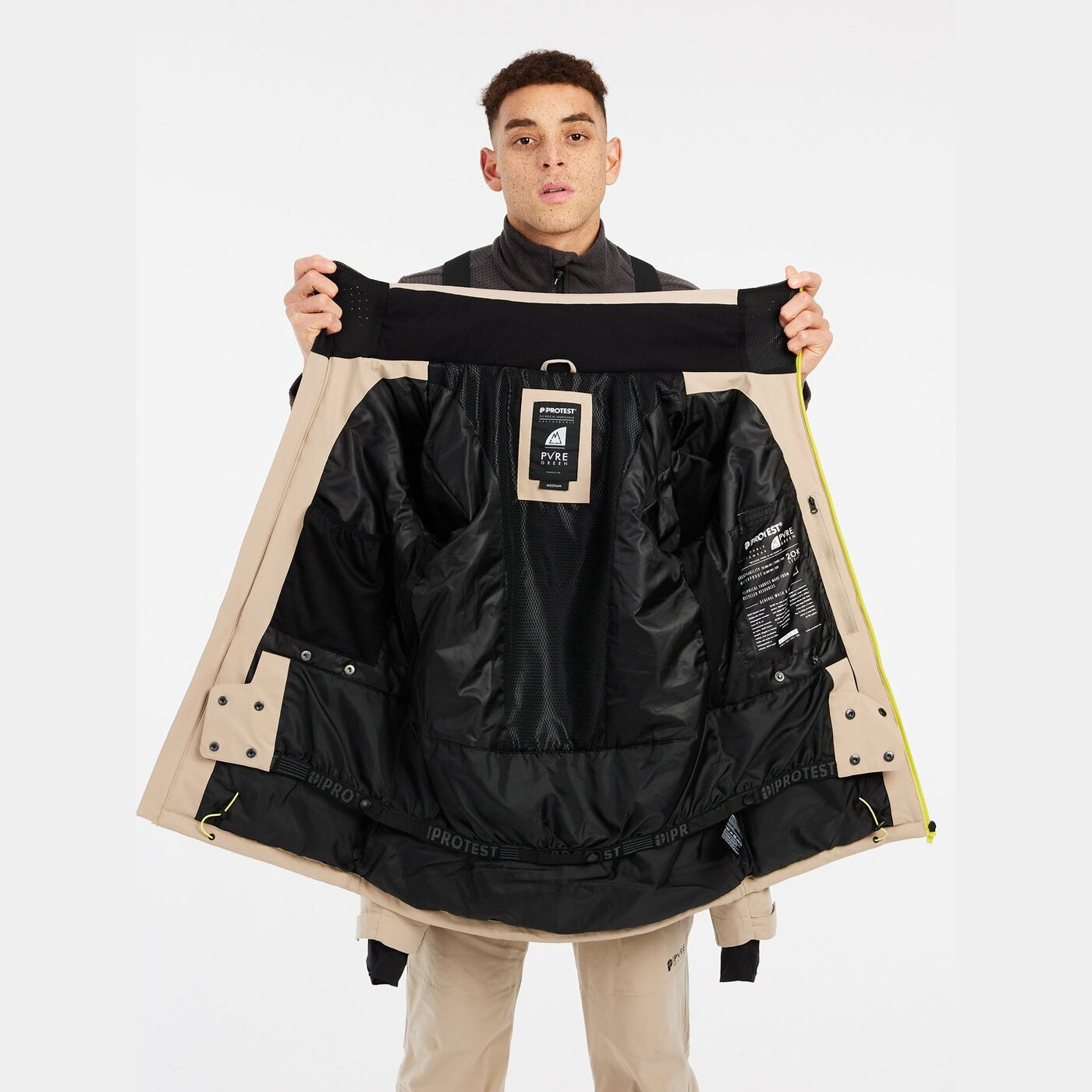 PRTTIMOTHY snowjacket BAMBOOBEIGE BAMBOOBEIGE Bild 7