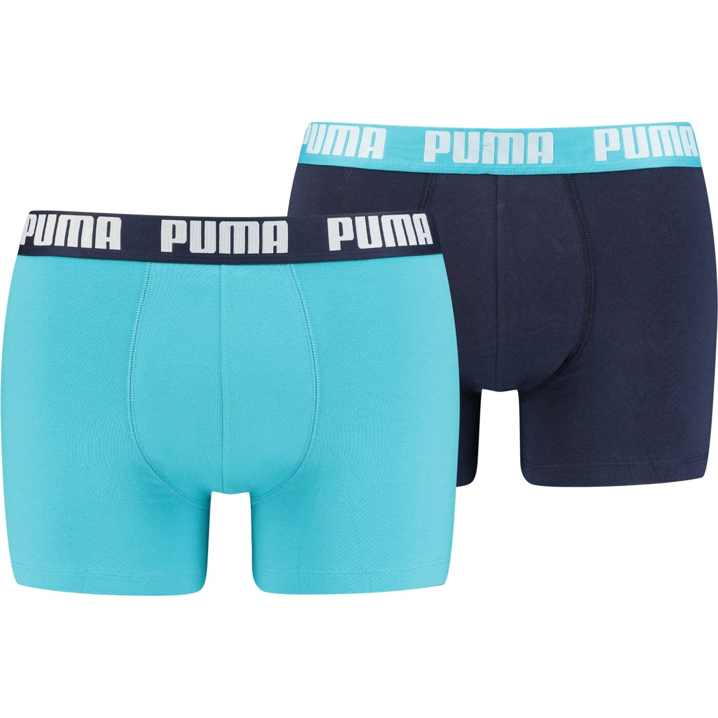 PUMA BASIC BOXER 2P AQUA / BLUE AQUA / BLUE Bild 1