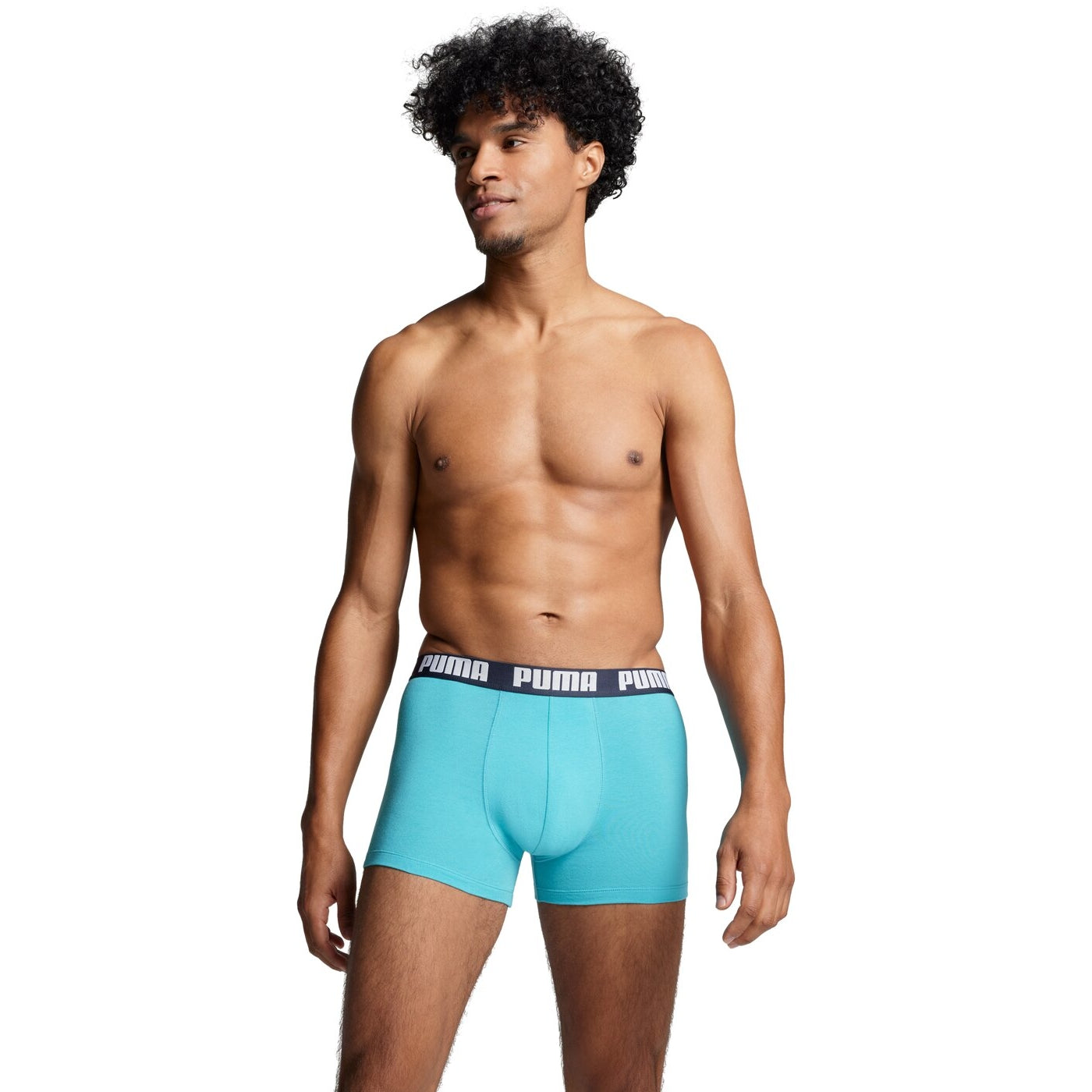 PUMA BASIC BOXER 2P AQUA / BLUE AQUA / BLUE Bild 3
