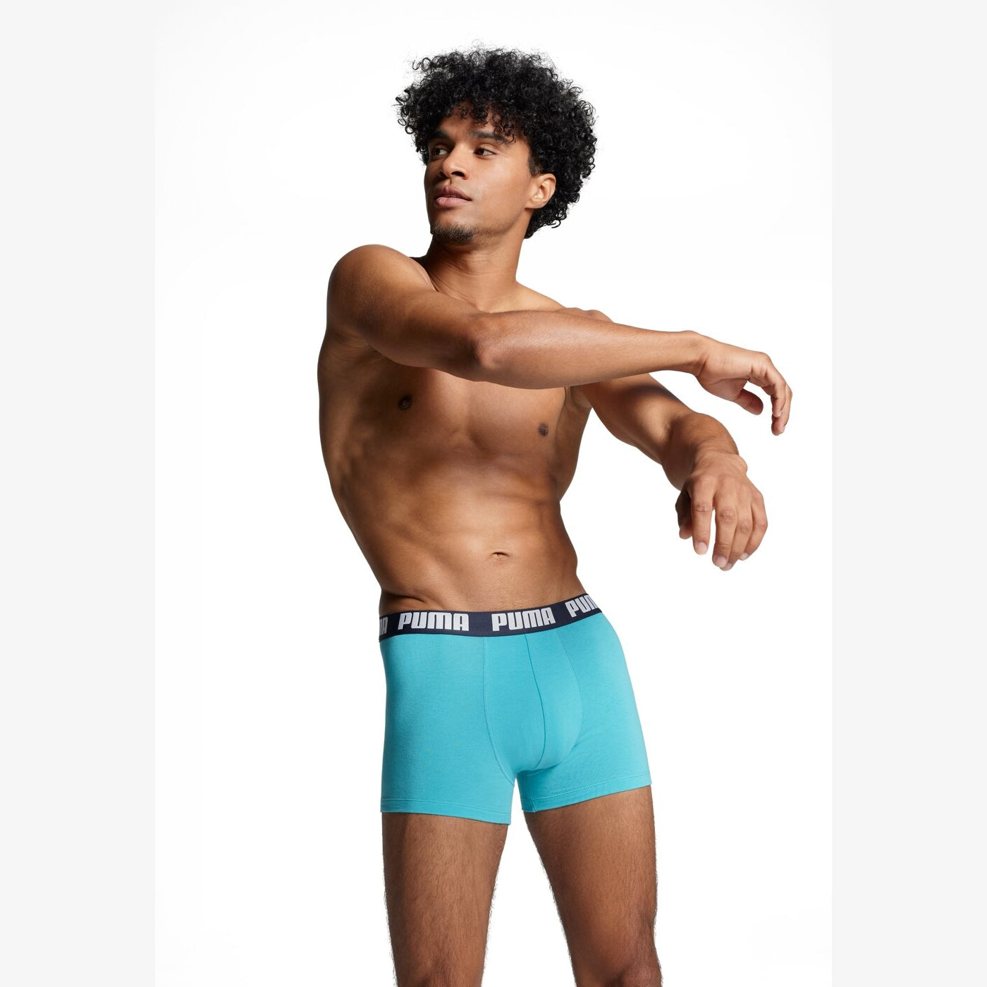 PUMA BASIC BOXER 2P AQUA / BLUE AQUA / BLUE Bild 5