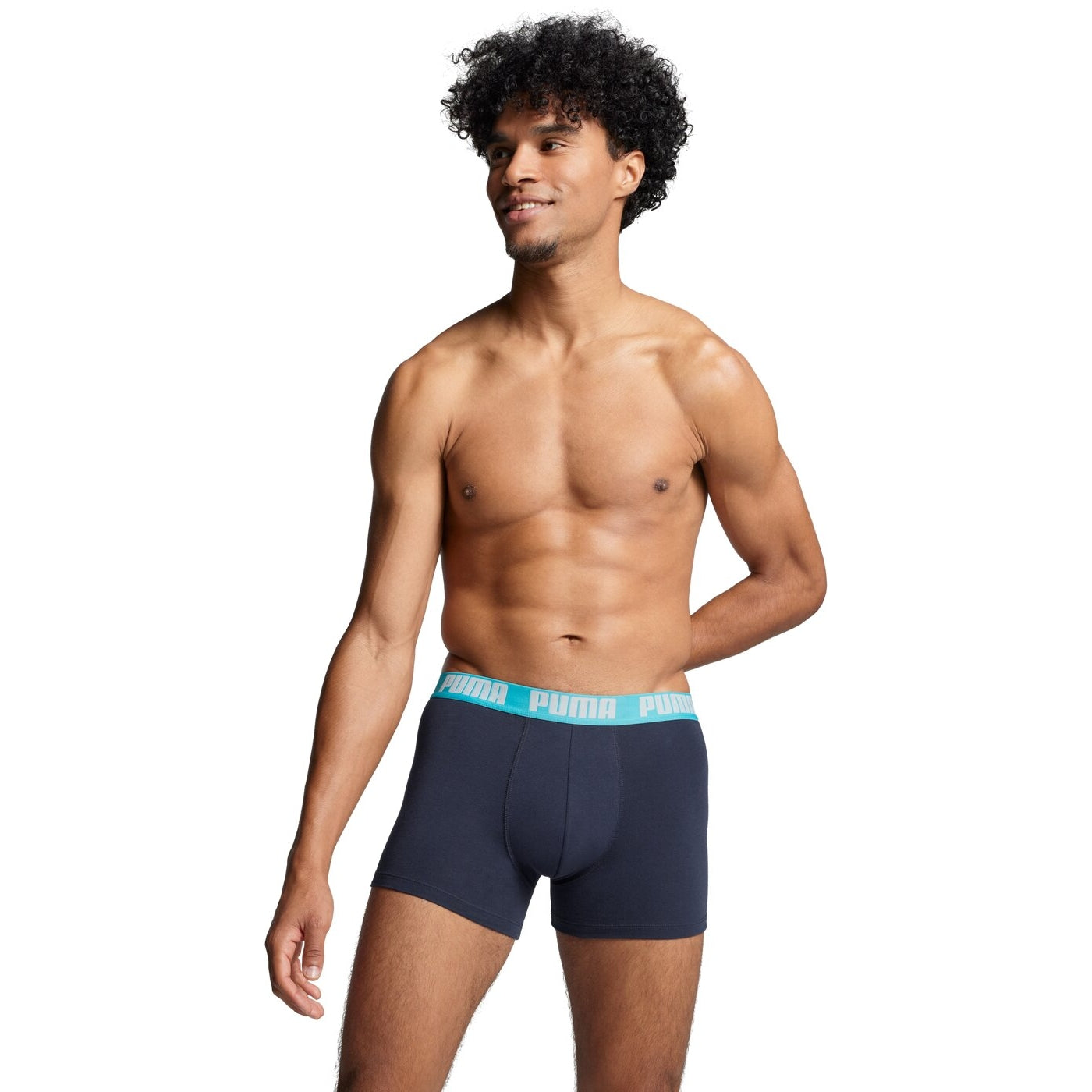 PUMA BASIC BOXER 2P AQUA / BLUE AQUA / BLUE Bild 6