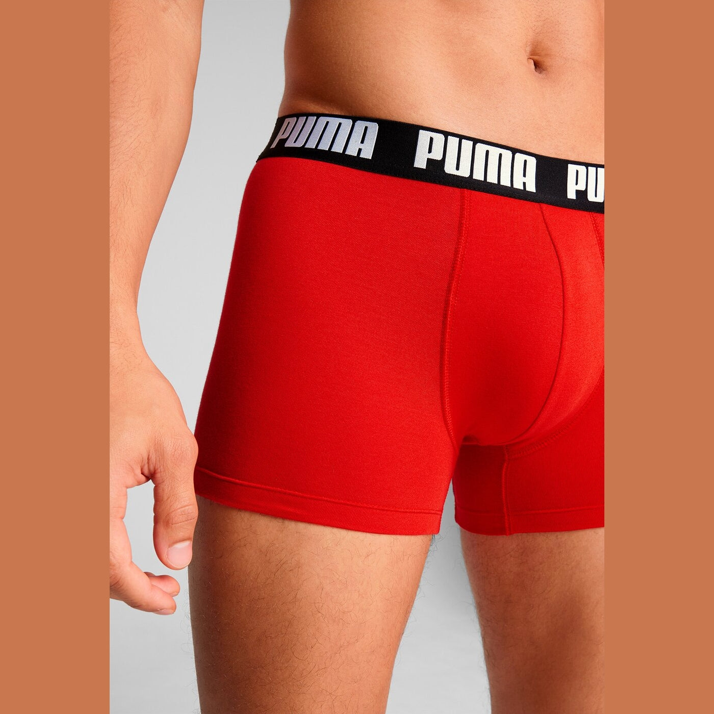PUMA MEN EVERYDAY BASIC BOXER 2P, S RED / BLACK RED / BLACK Bild 7