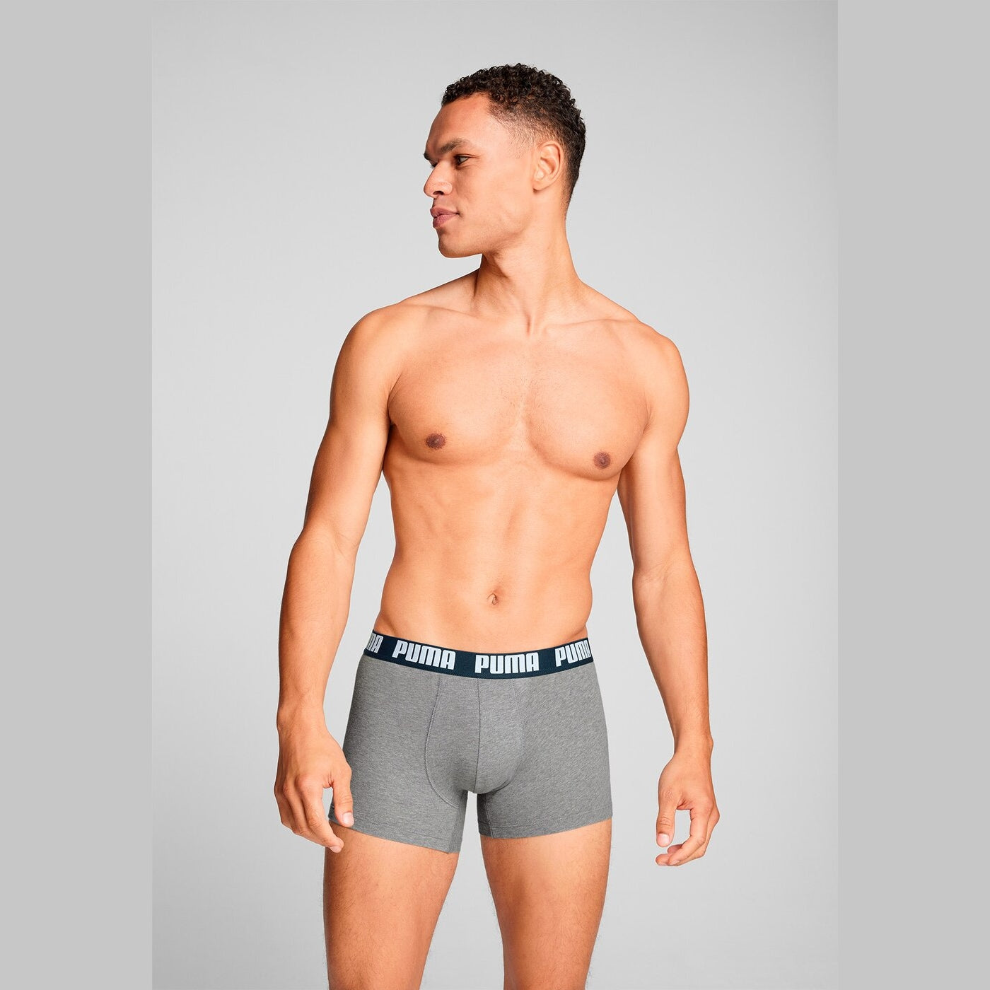 PUMA MEN EVERYDAY BASIC BOXER 2P NAVY / GREY MELANGE NAVY / GREY MELANGE Bild 6